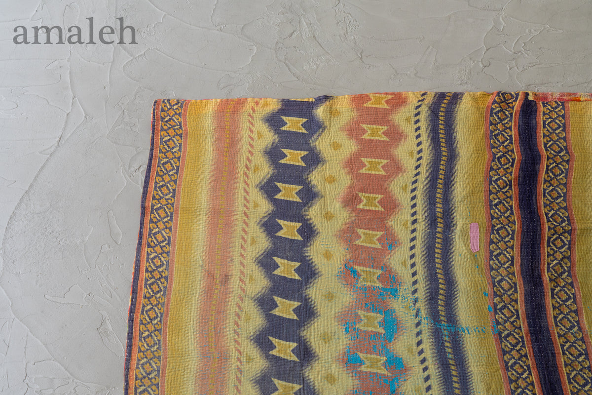 インド産 カンタキルト・ラリーキルト】ヴィンテージラグ専門店 amaleh