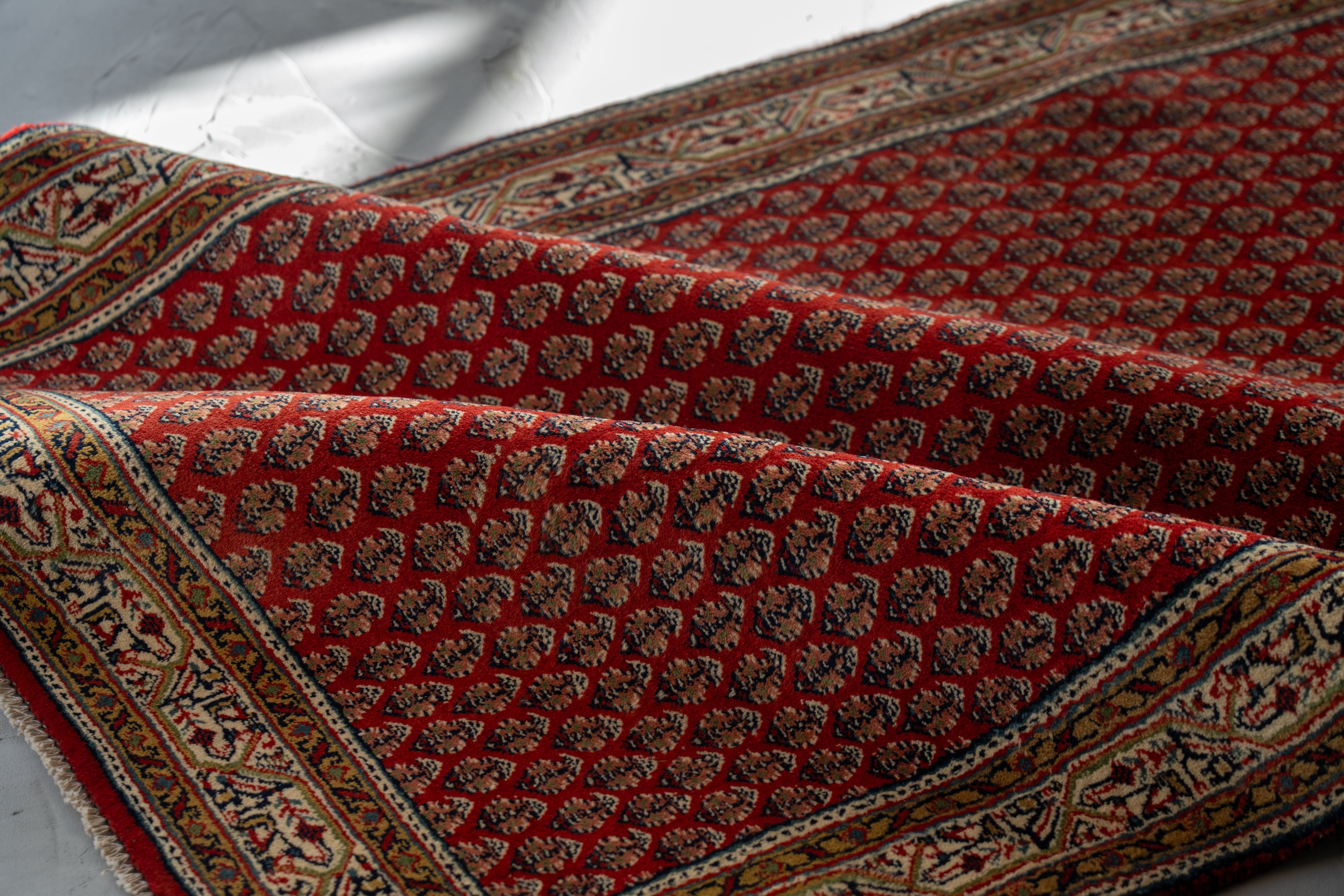 インド産 1990年代 ヴィンテージラグ】ギャッベ-ボテ柄-ヴィンテージ