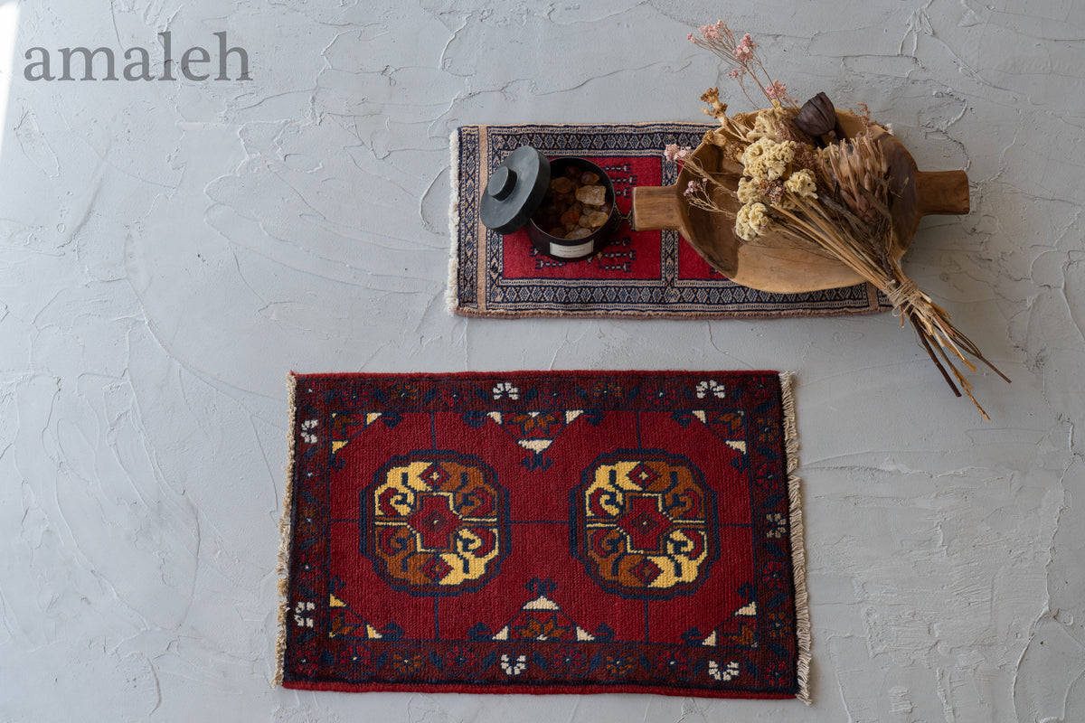 ヴィンテージラグ　トルクメン　スモールラグ トライバルラグ [トルクメン] 1970年代 / OR717 | ボー