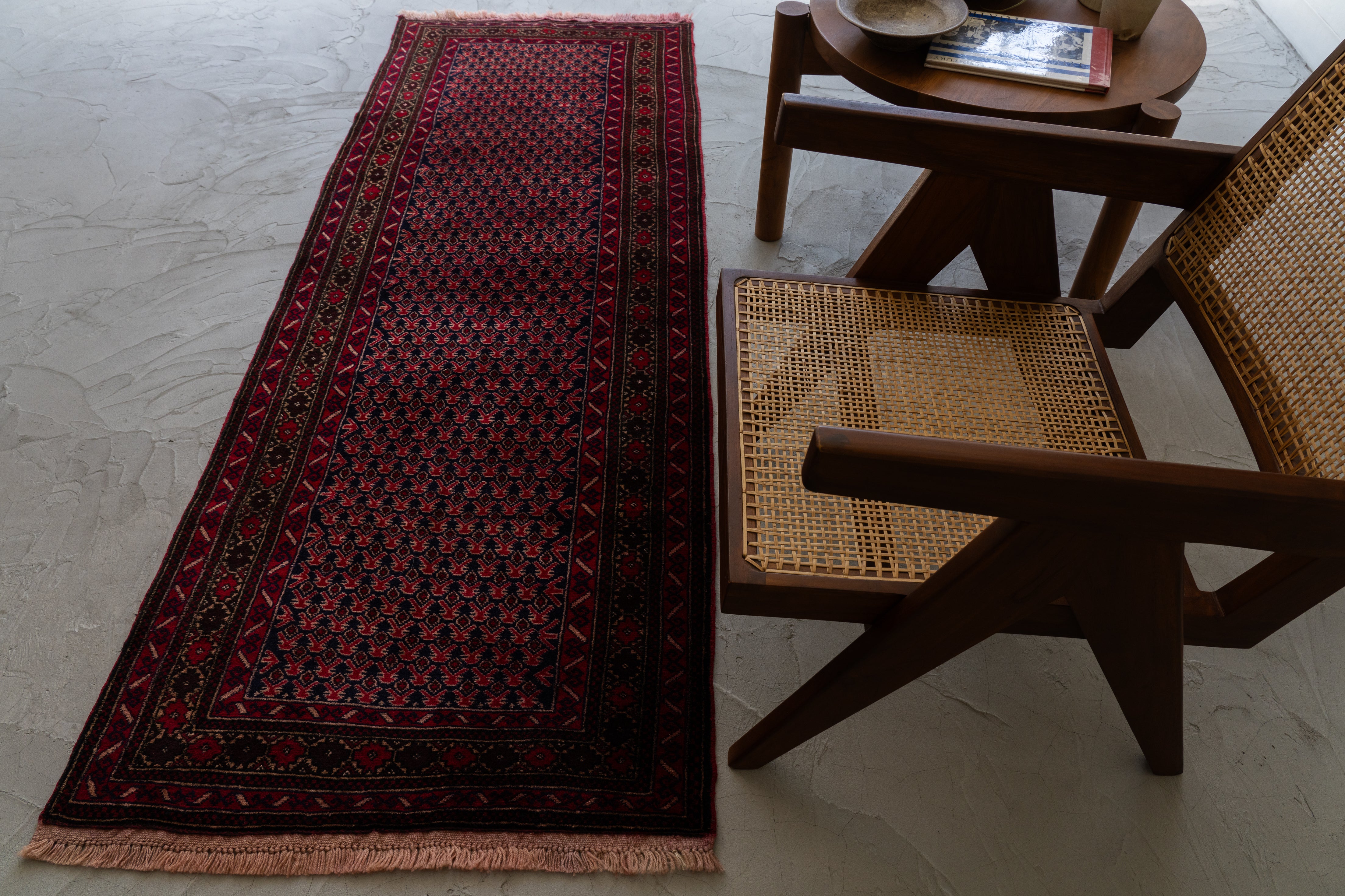 アフガニスタン 1990年代 トライバルラグ】バルーチラグ-ヴィンテージ