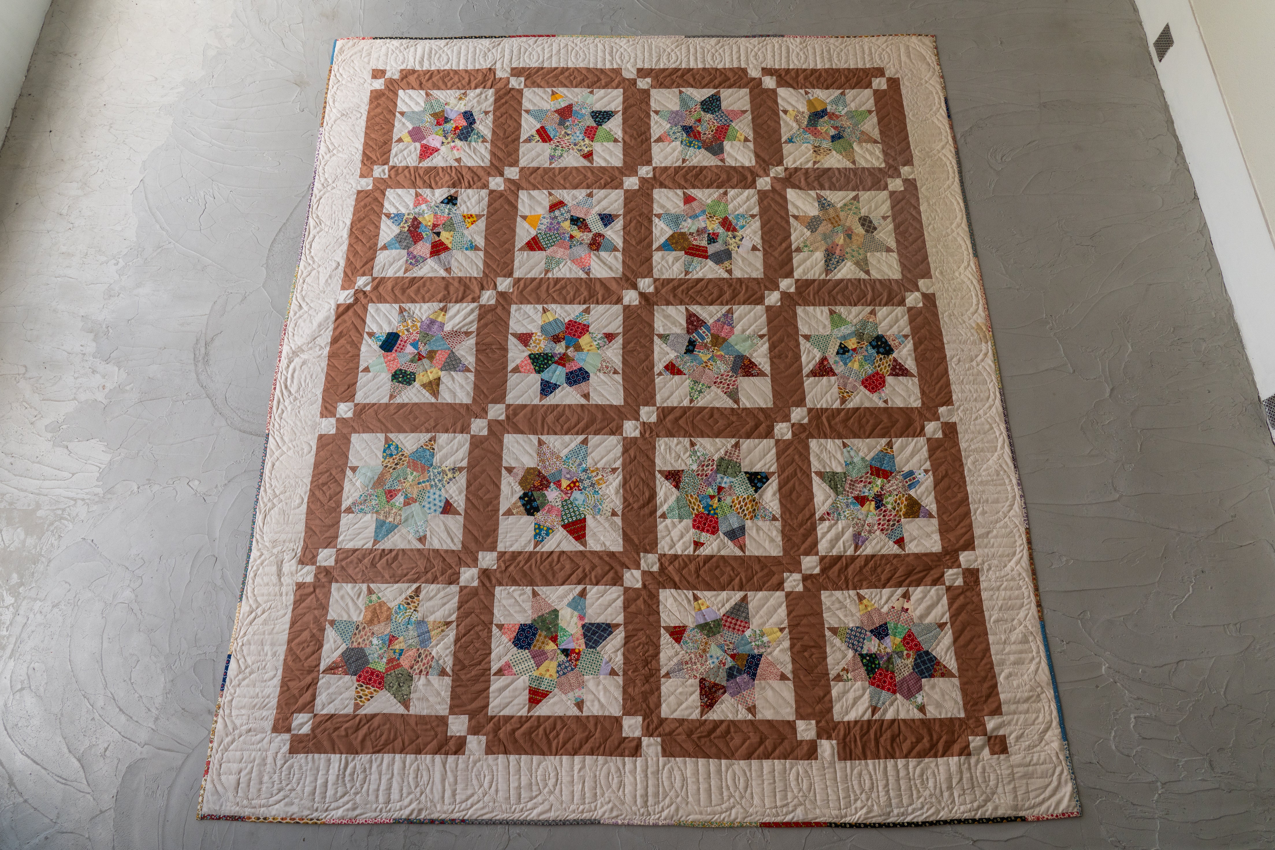 ヴィンテージ　アメリカンキルト U.S.ヴィンテージ-アメリカンキルト・パッチワークキルト