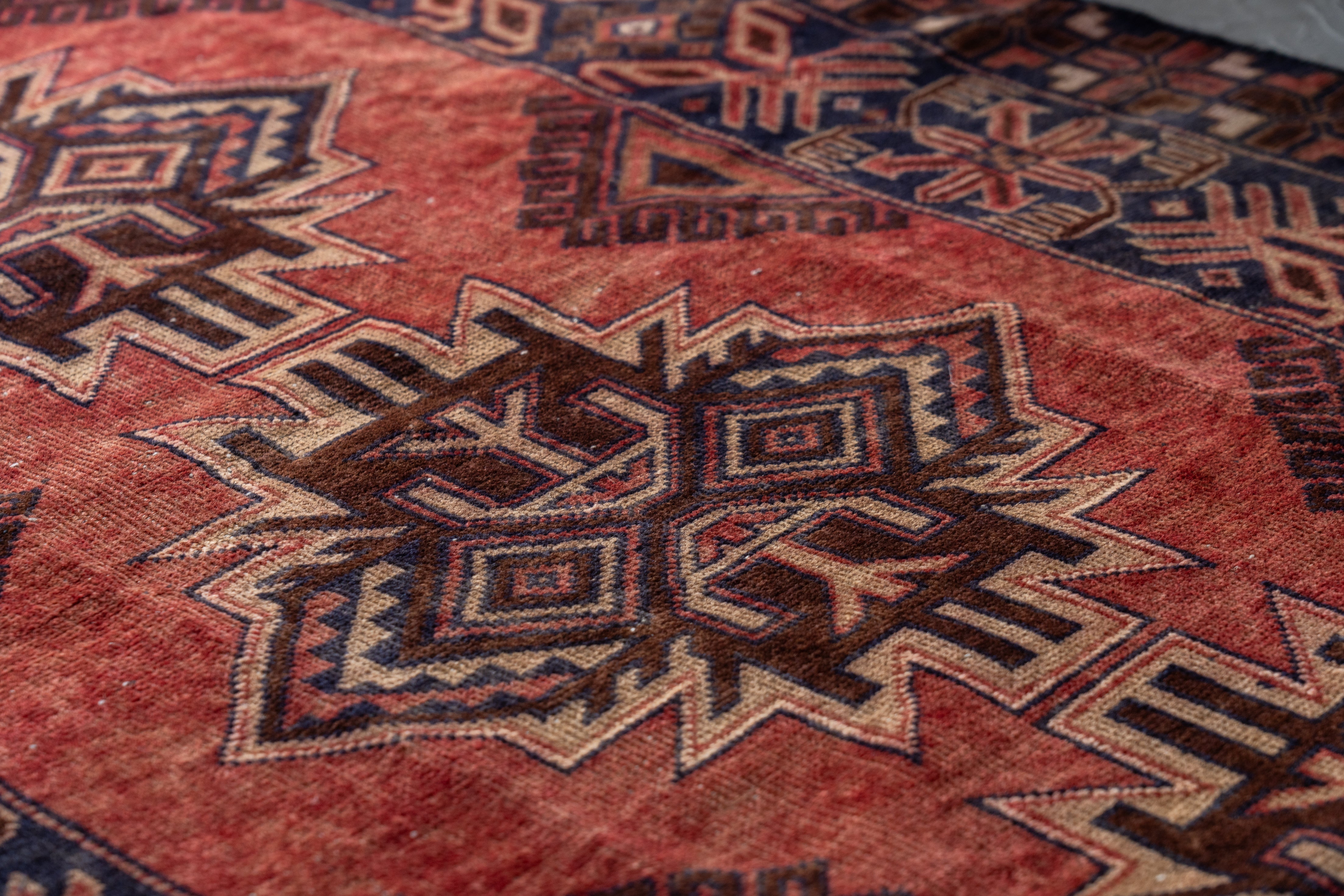 アフガニスタン バルーチラグ　1980年代 アフガニスタン産 1980年代 ヴィンテージラグ】 バルーチ族