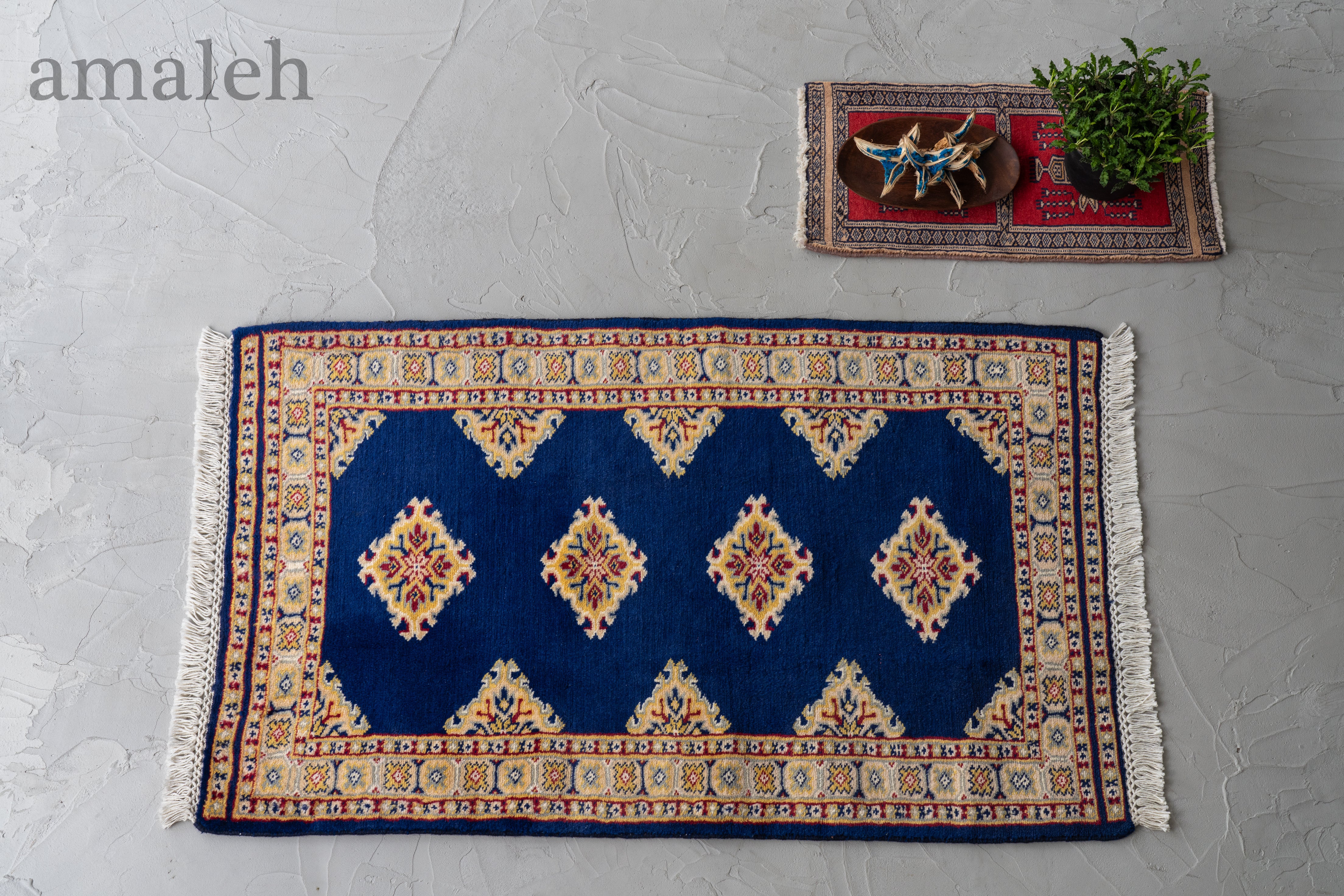 パキスタン産 1990年代 ヴィンテージラグ】パキスタンラグ