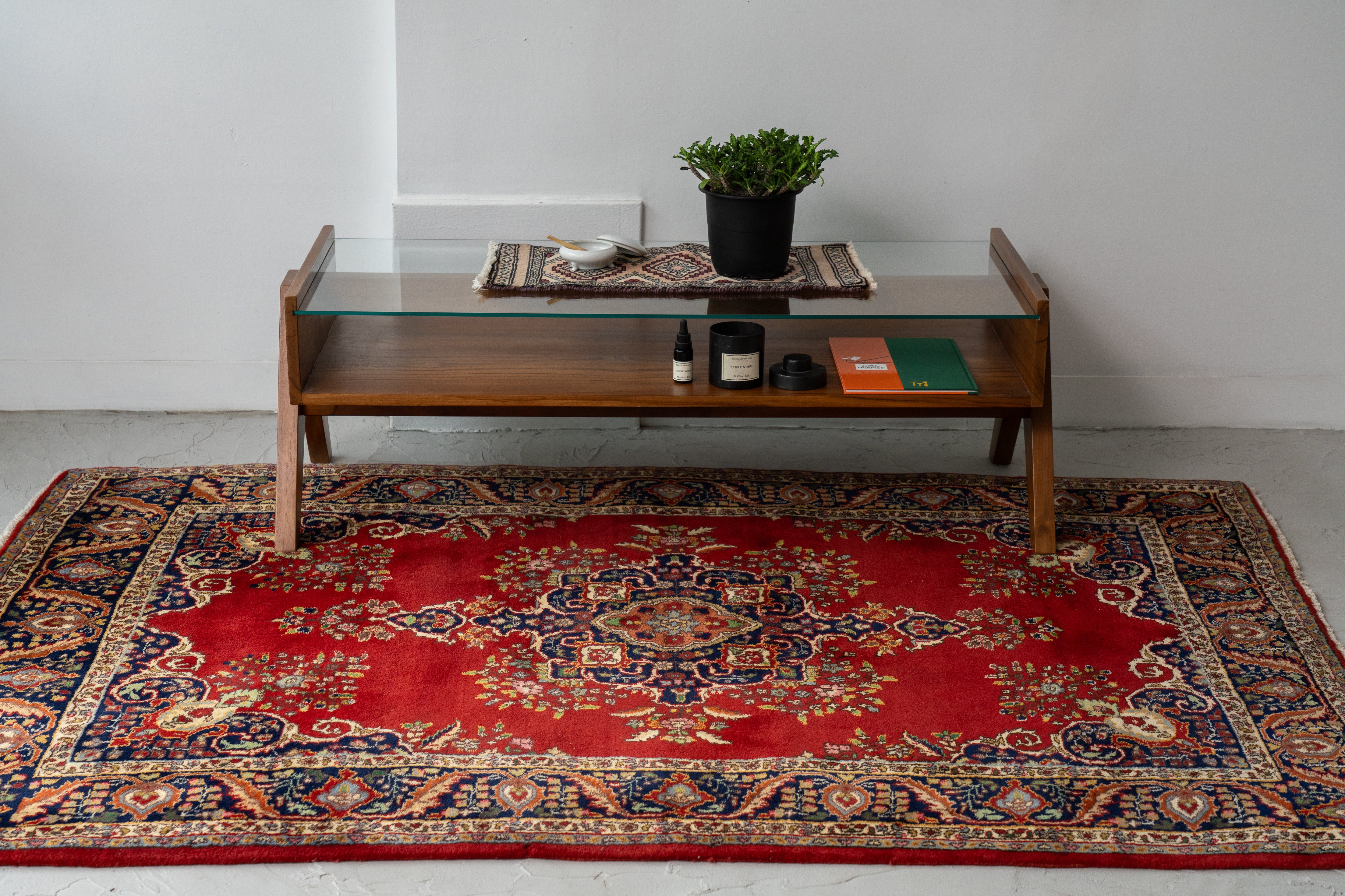 インド産 1990年代 ヴィンテージラグ】ギャッベ-ヴィンテージ