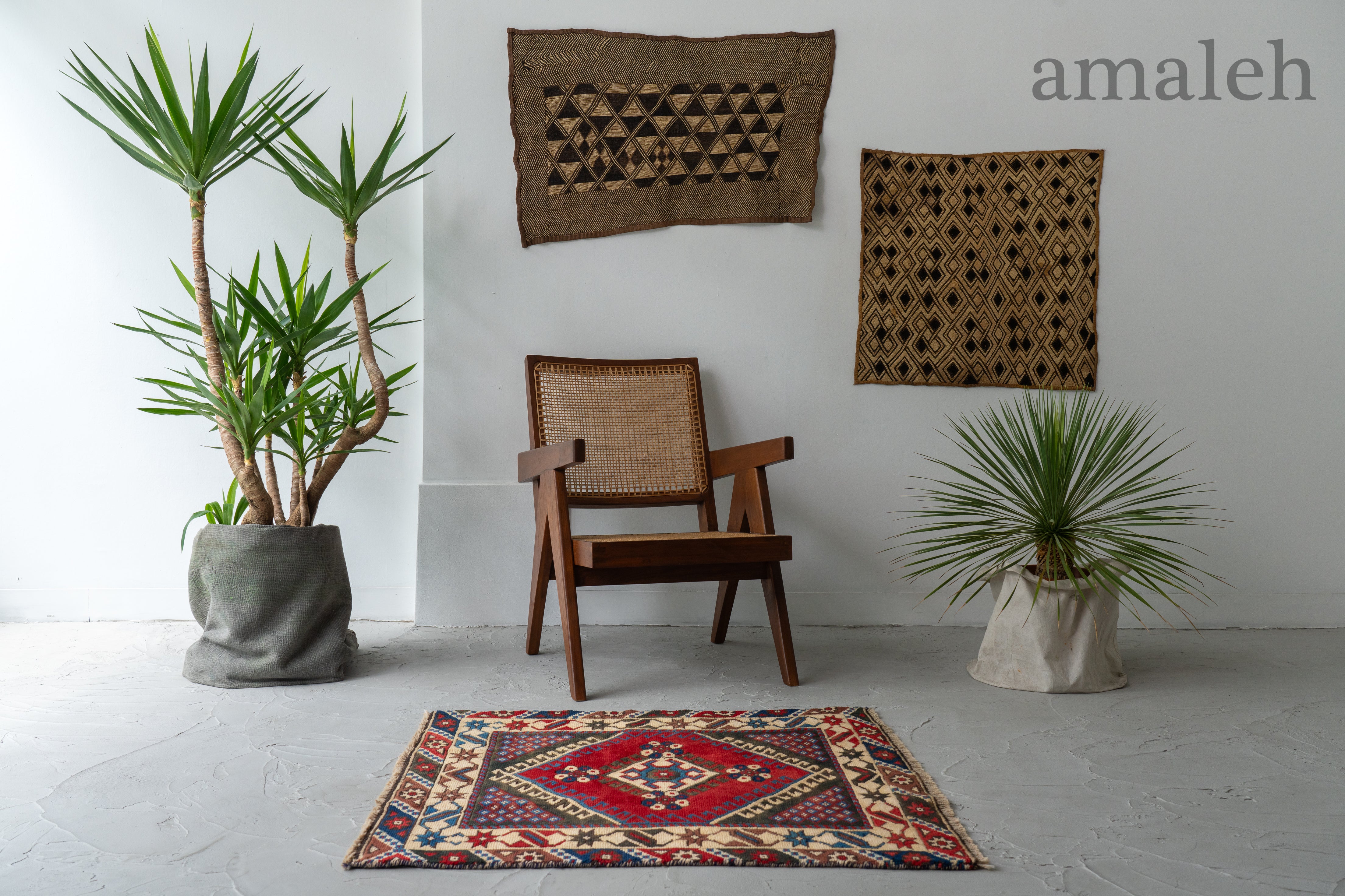 ヴィンテージトライバルラグ　アフガンラグ トライバルラグ ヴィンテージラグ アフガン トルクメン アリホジャ