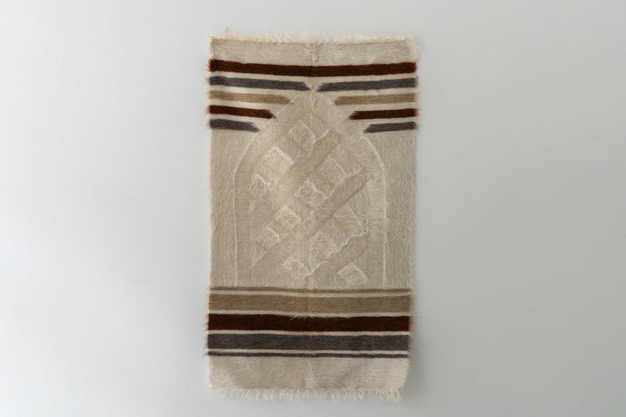 トルコ産 シールトバッターニエ】手織りブランケット-Siirt Battaniye
