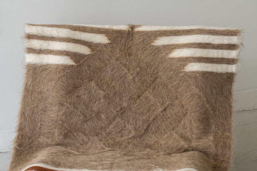 トルコ産 シールトバッターニエ】手織りブランケット-Siirt Battaniye