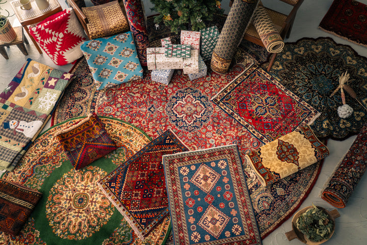 ヴィンテージラグ　手織り絨毯　トライバルラグ　ペルシャ絨毯　トルコキリム　パキスタンラグ　トルクメンラグ　ベニワレン　北欧家具　北欧インテリア　サークルラグ　カーペット　ミニラグ　vintage rug