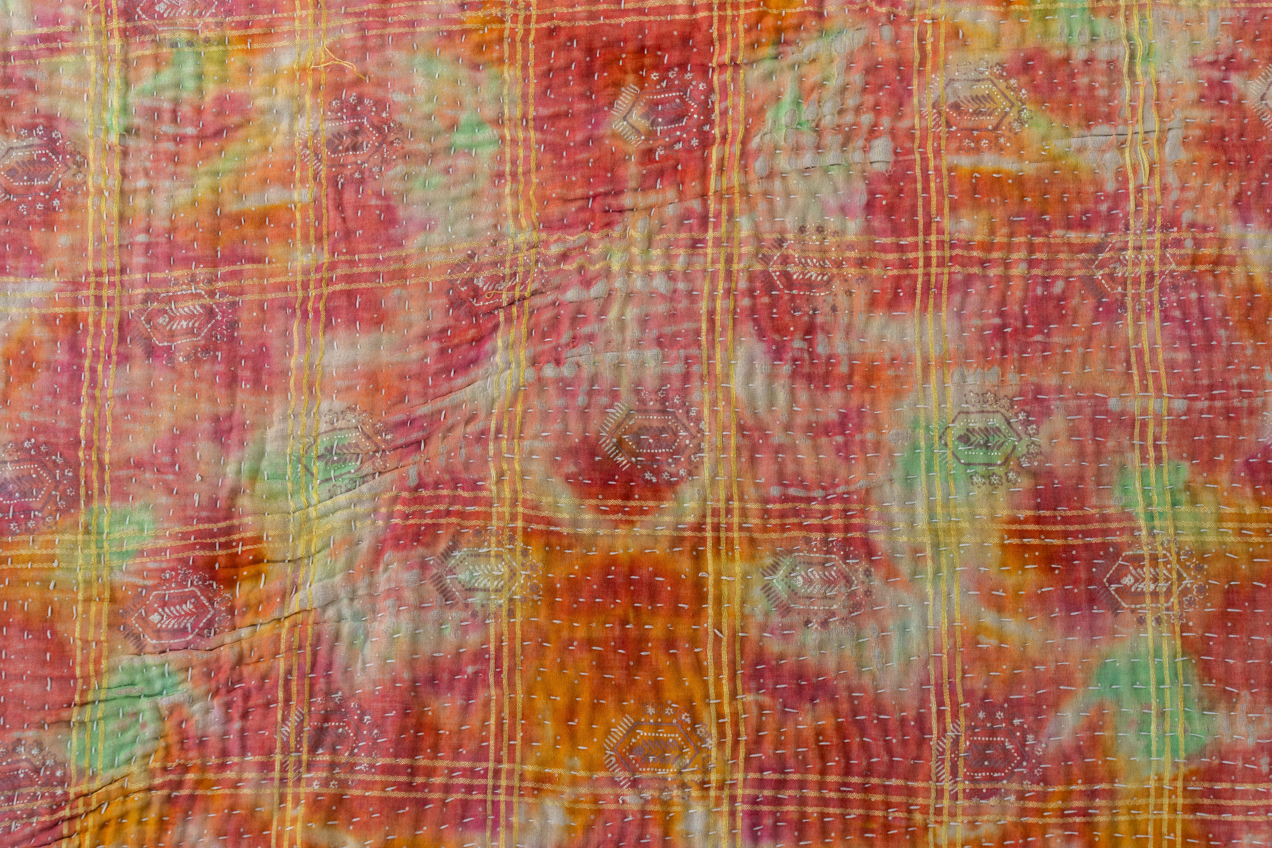 インド産 カンタキルト・ラリーキルト】ヴィンテージラグ専門店 amaleh