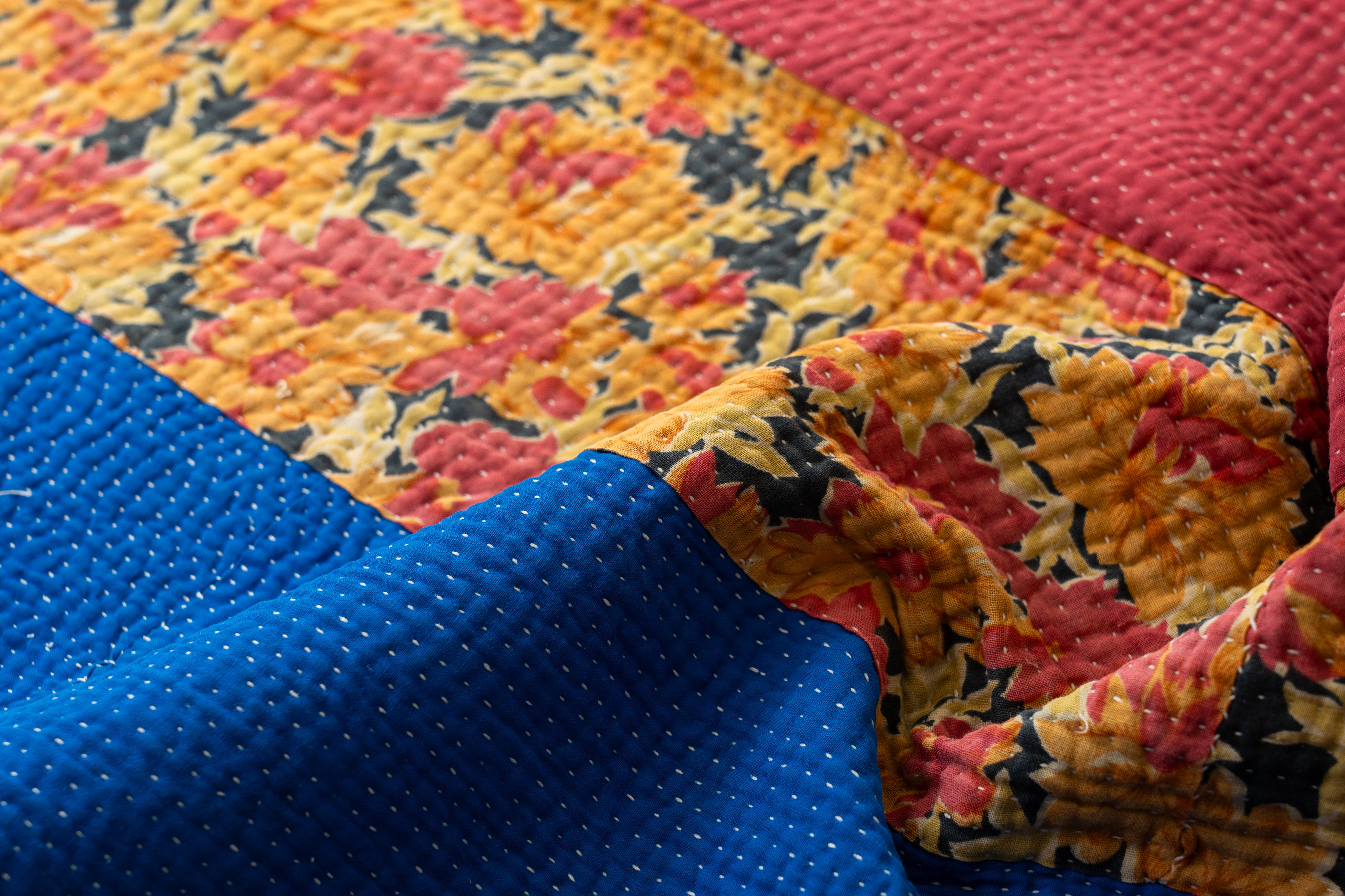 インド産 カンタキルト・ラリーキルト】ヴィンテージラグ専門店 amaleh