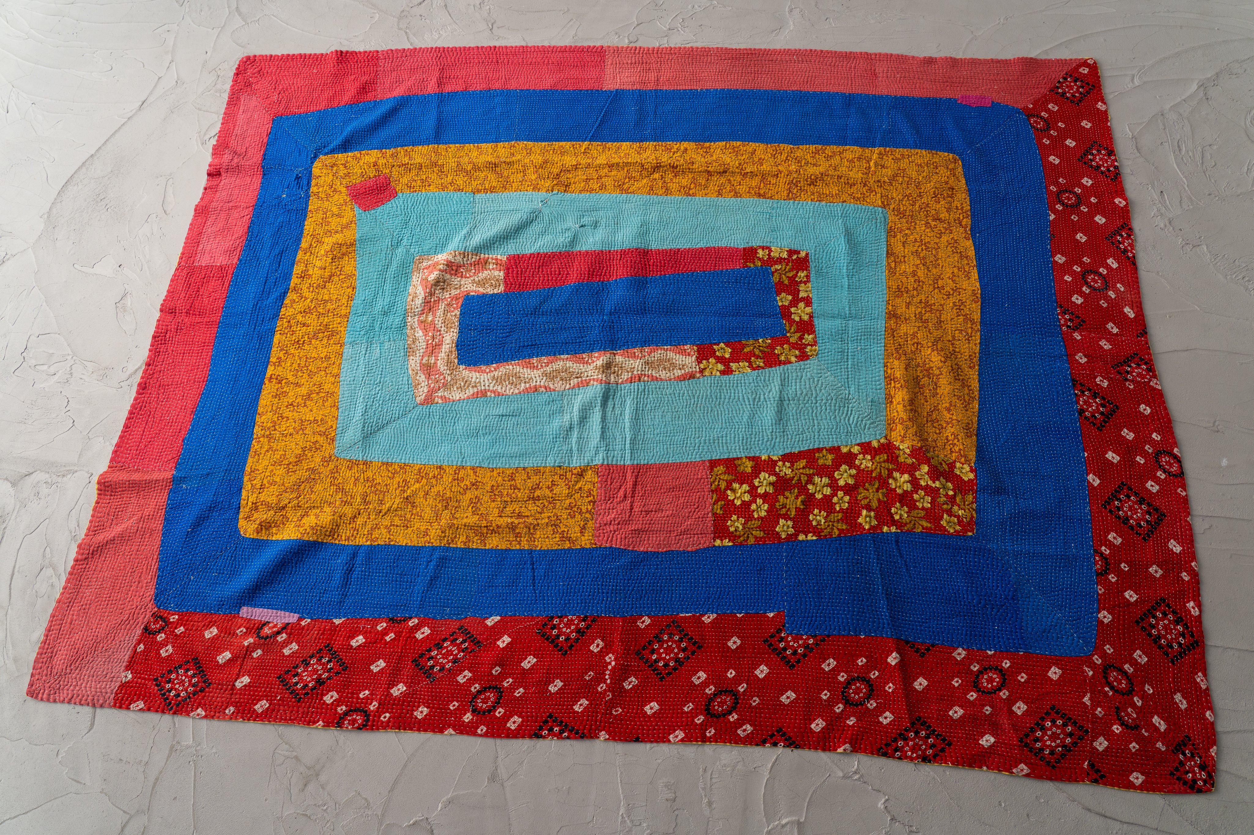 インド産 カンタキルト・ラリーキルト】ヴィンテージラグ専門店 amaleh