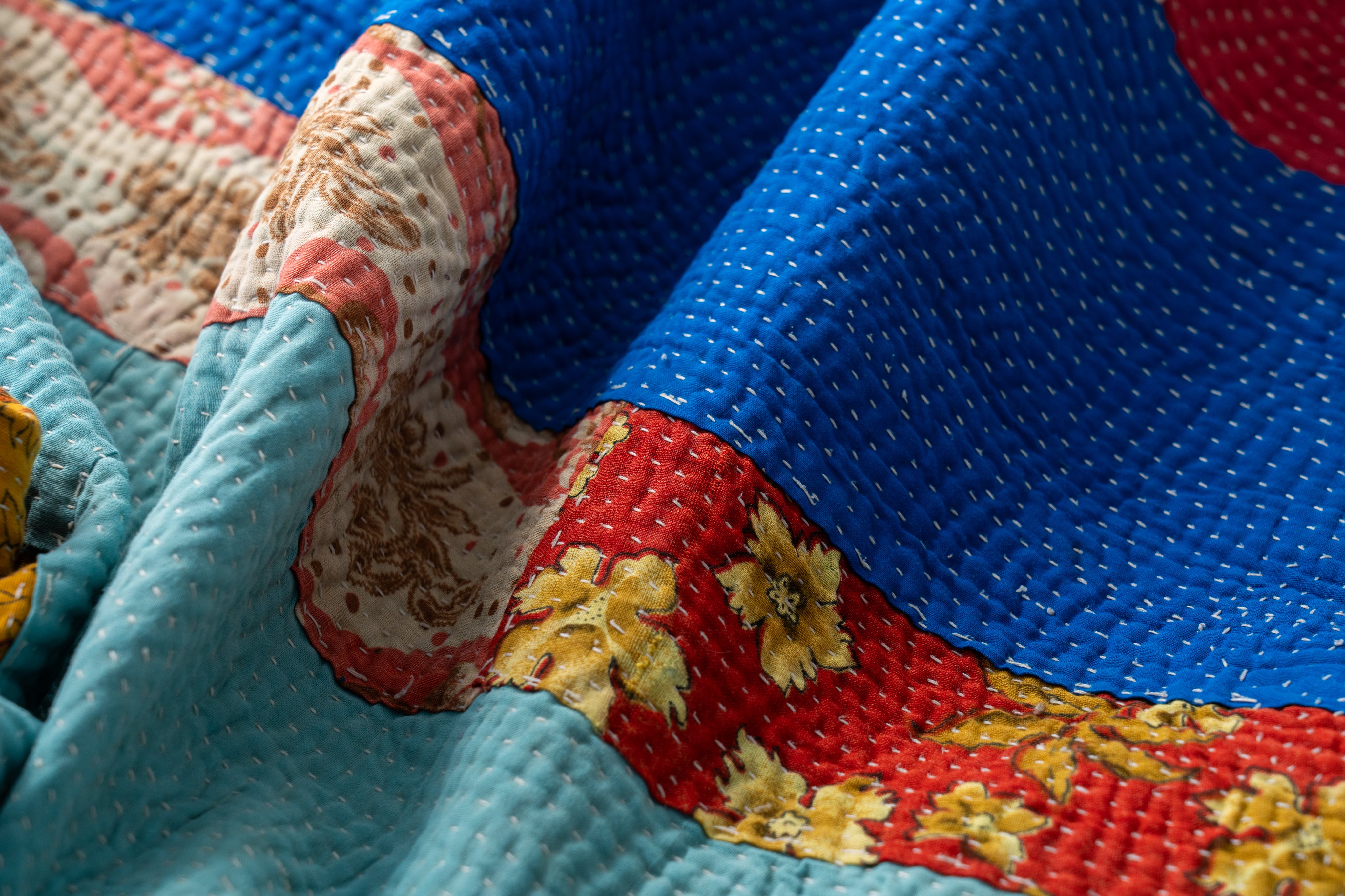 インド産 カンタキルト・ラリーキルト】ヴィンテージラグ専門店 amaleh