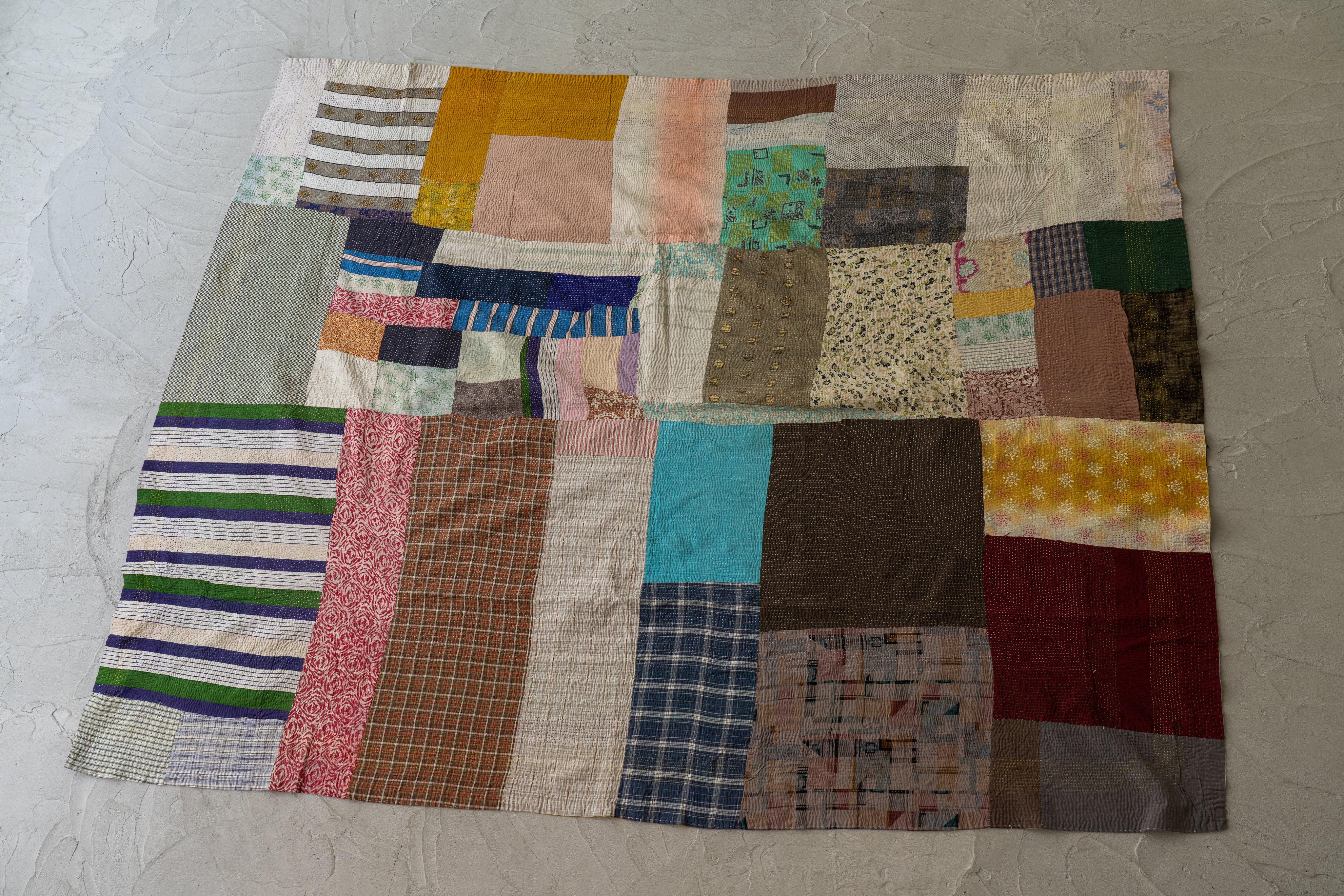 インド産 カンタキルト・ラリーキルト】ヴィンテージラグ専門店 amaleh