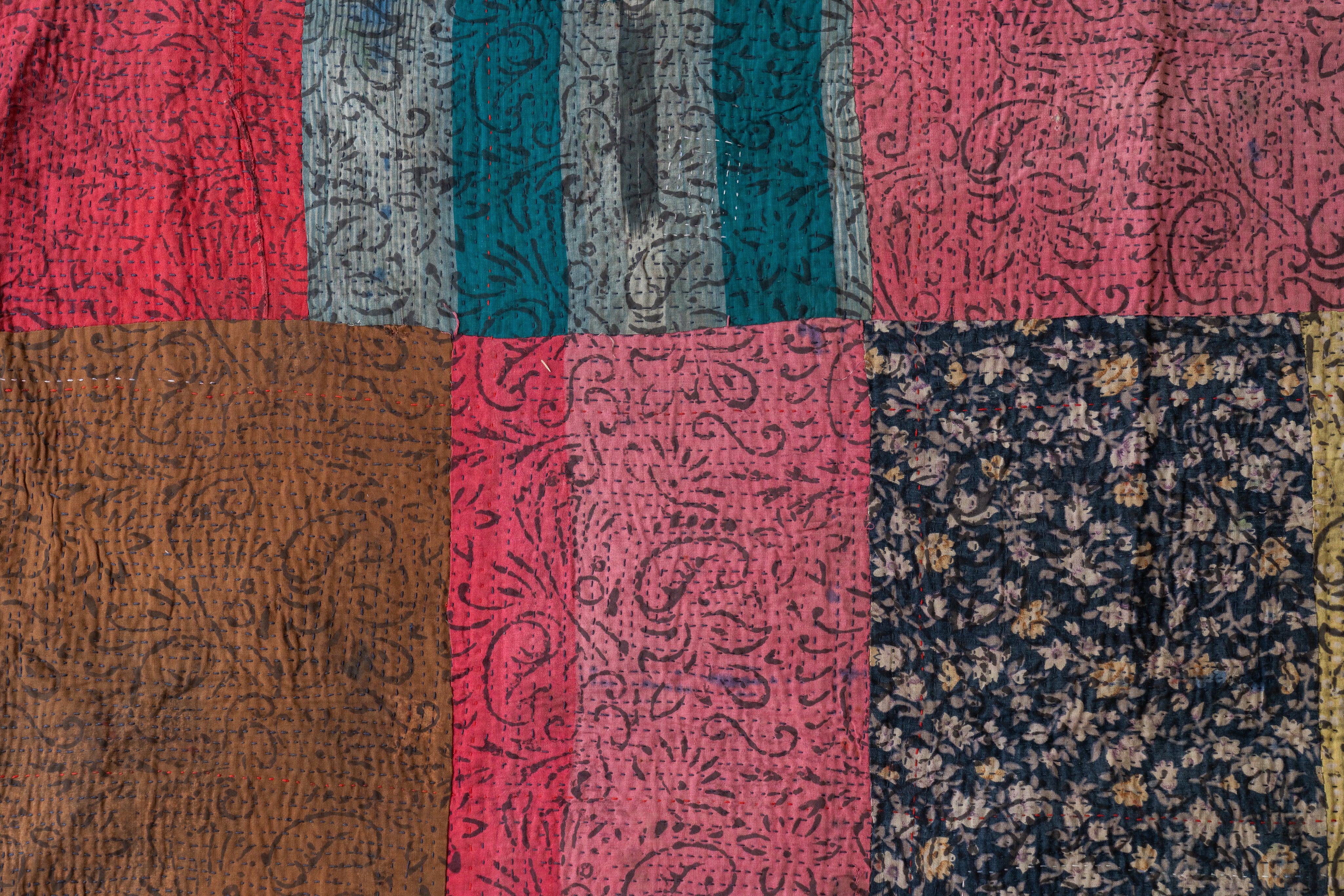 インド産 カンタキルト・ラリーキルト】ヴィンテージラグ専門店 amaleh