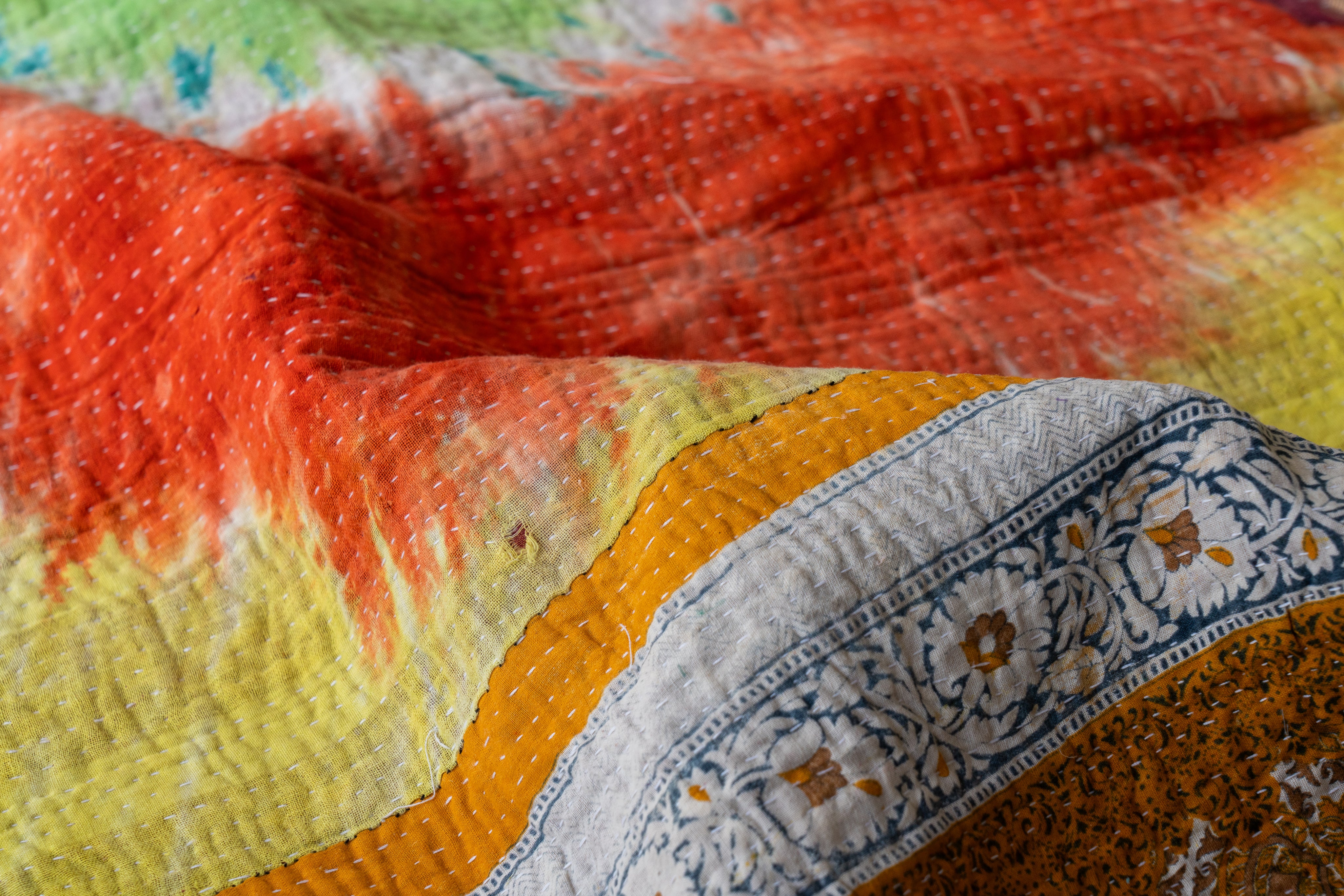 インド産 カンタキルト・ラリーキルト】ヴィンテージラグ専門店 amaleh