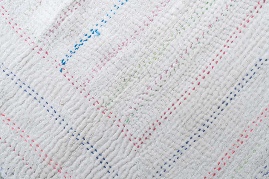 インド産　ヴィンテージ　カンタキルト　パッチワーク　手織り刺繍　手刺繍　ラリーキルト　ソファカバー　ヴィンテージ雑貨　民芸品　キルト専門店　amaleh