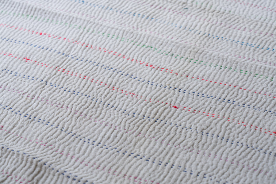 インド産　ヴィンテージ　カンタキルト　パッチワーク　手織り刺繍　手刺繍　ラリーキルト　ソファカバー　ヴィンテージ雑貨　民芸品　キルト専門店　amaleh