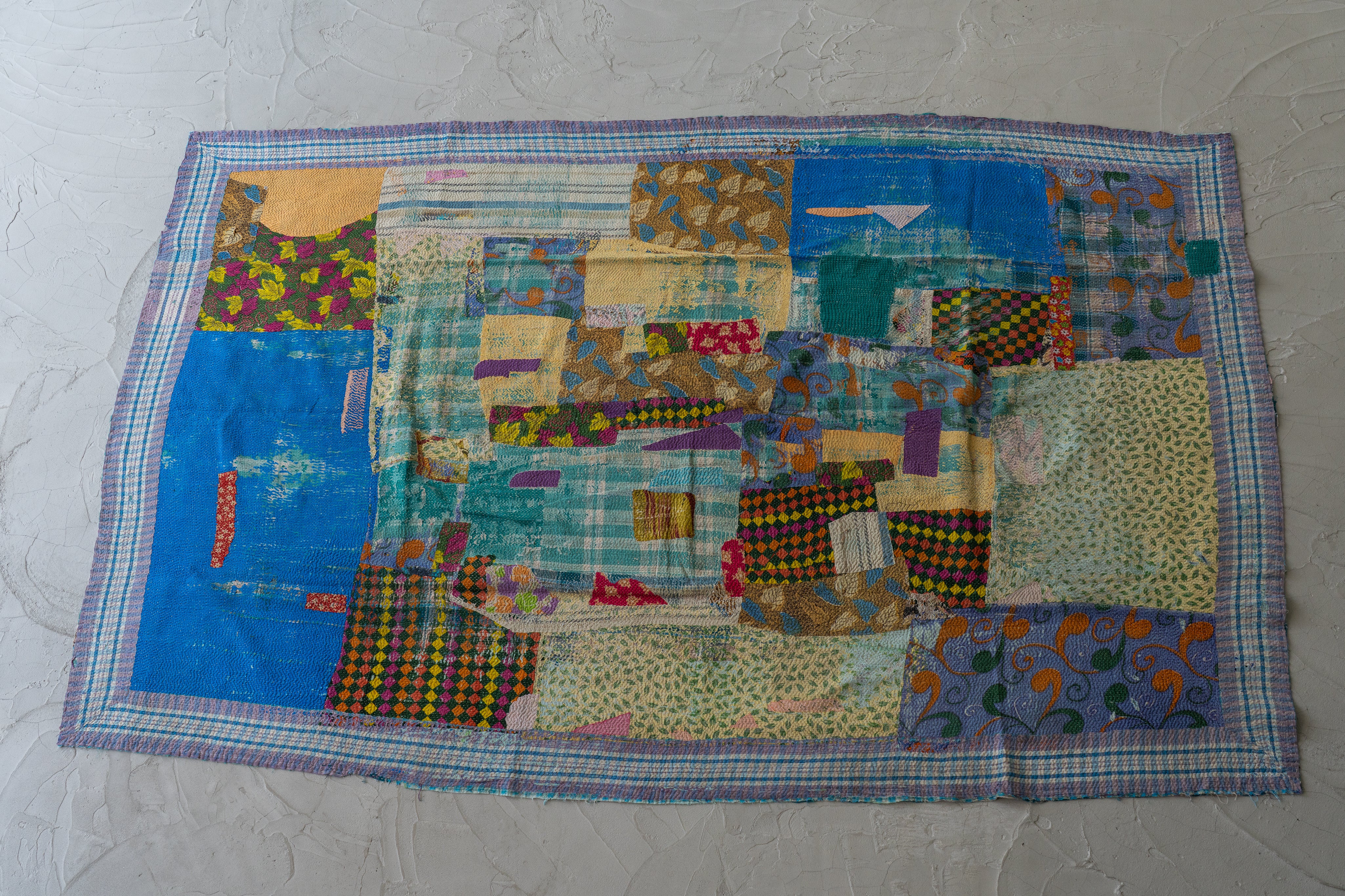 インド産 カンタキルト・ラリーキルト】ヴィンテージラグ専門店 amaleh