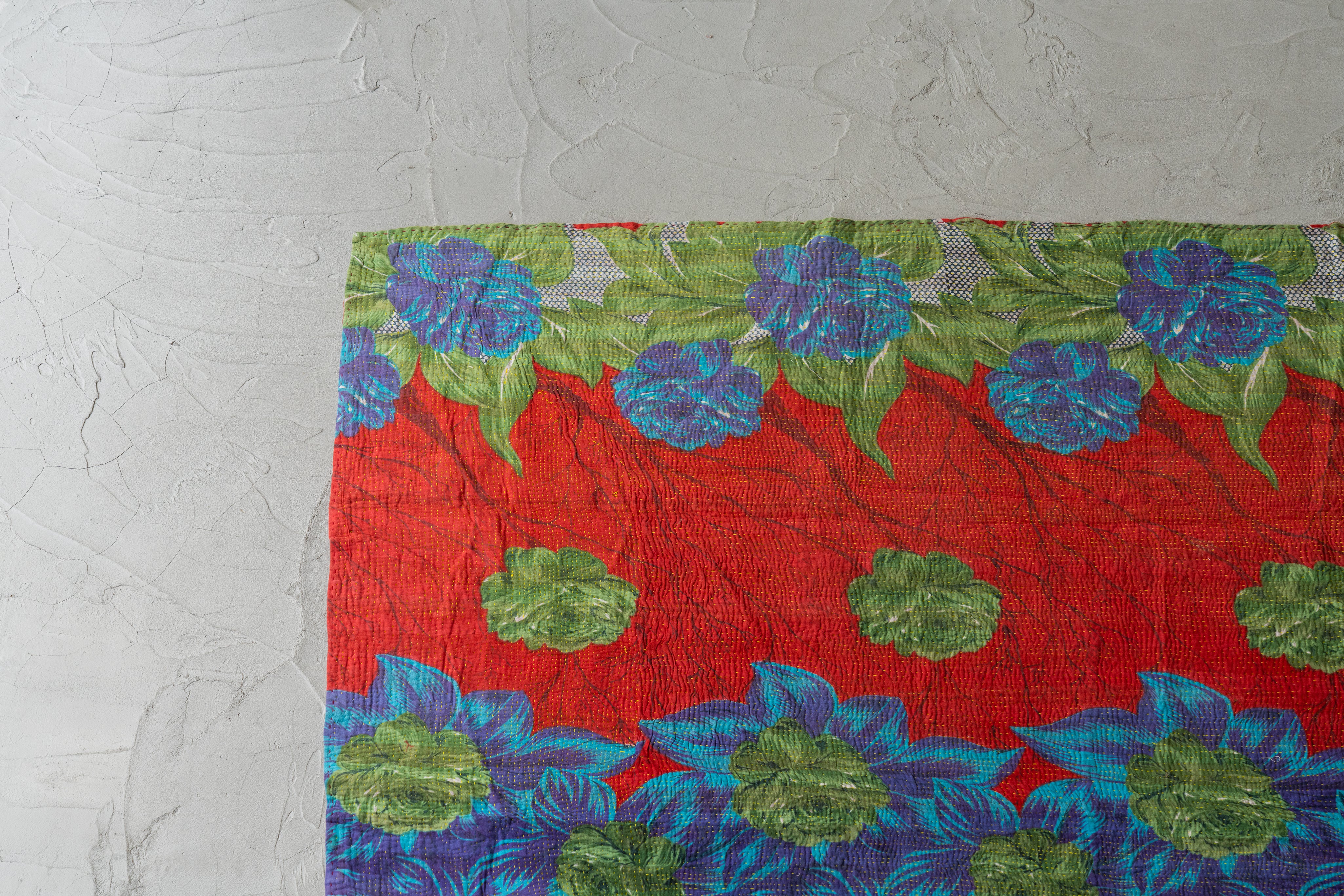 インド産 カンタキルト・ラリーキルト】ヴィンテージラグ専門店 amaleh