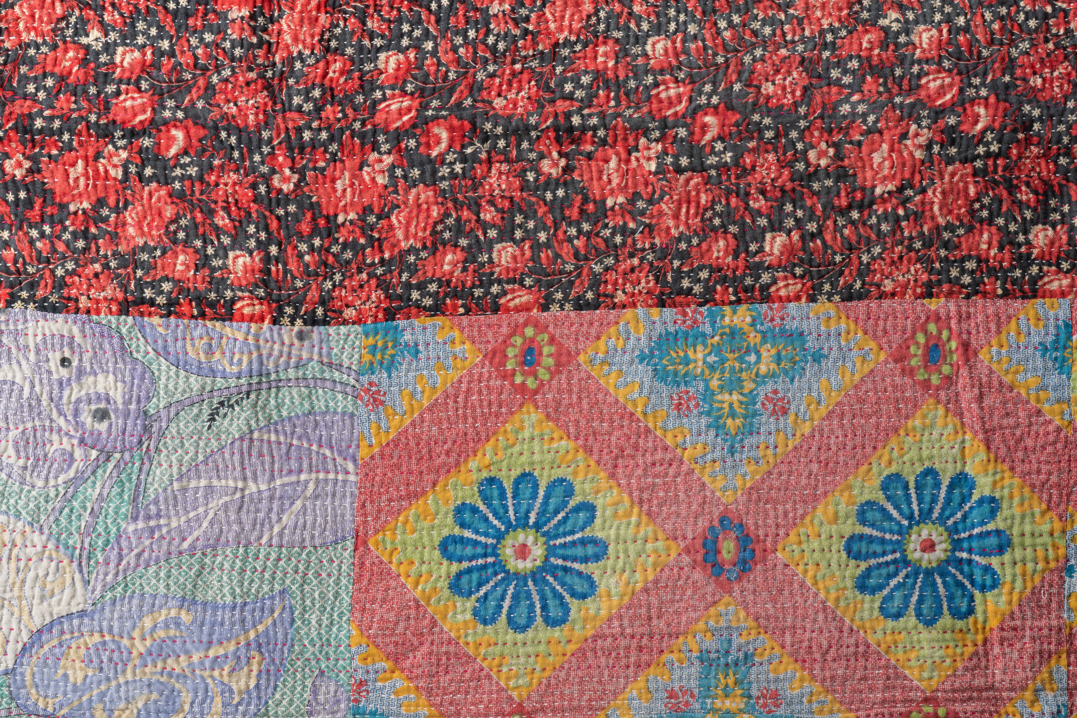 インド産 カンタキルト・ラリーキルト】ヴィンテージラグ専門店 amaleh