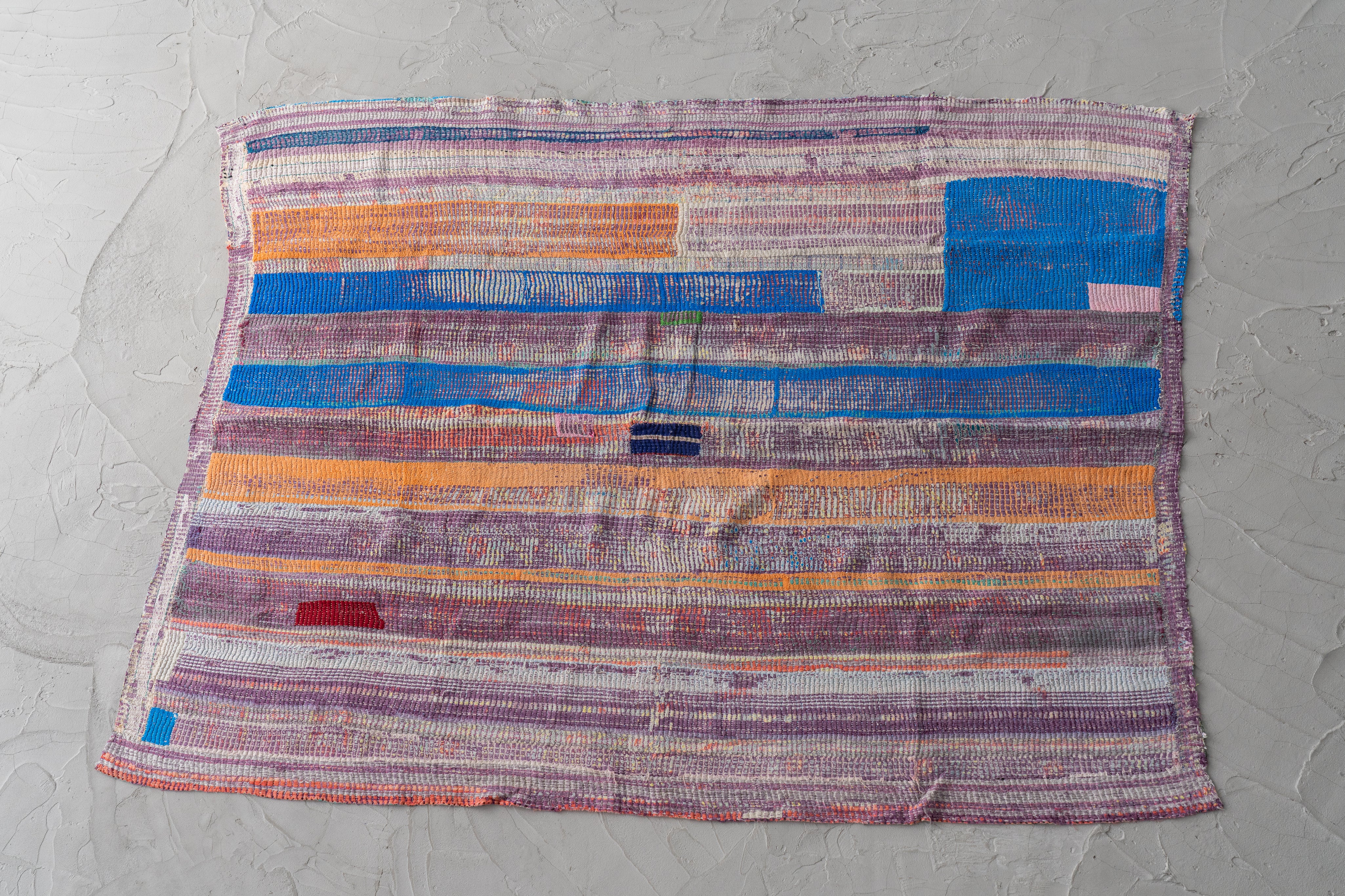 値下げ　ヴィンテージラリーキルト　カンタキルト インド産 カンタキルト・ラリーキルト】ヴィンテージラグ専門店 amaleh