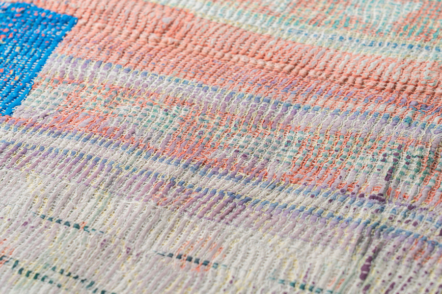 インド産　ヴィンテージ　カンタキルト　パッチワーク　手織り刺繍　手刺繍　ラリーキルト　ソファカバー　ヴィンテージ雑貨　民芸品　キルト専門店　amaleh