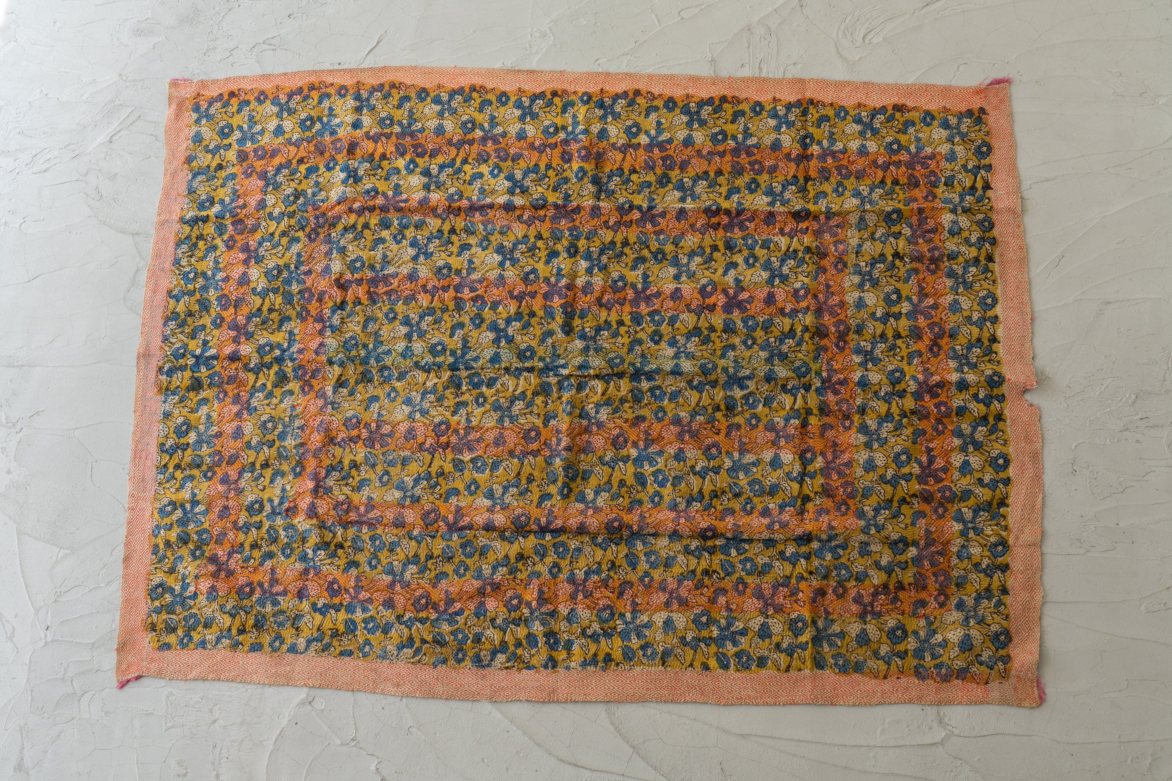 インド産 カンタキルト・ラリーキルト】ヴィンテージラグ専門店 amaleh