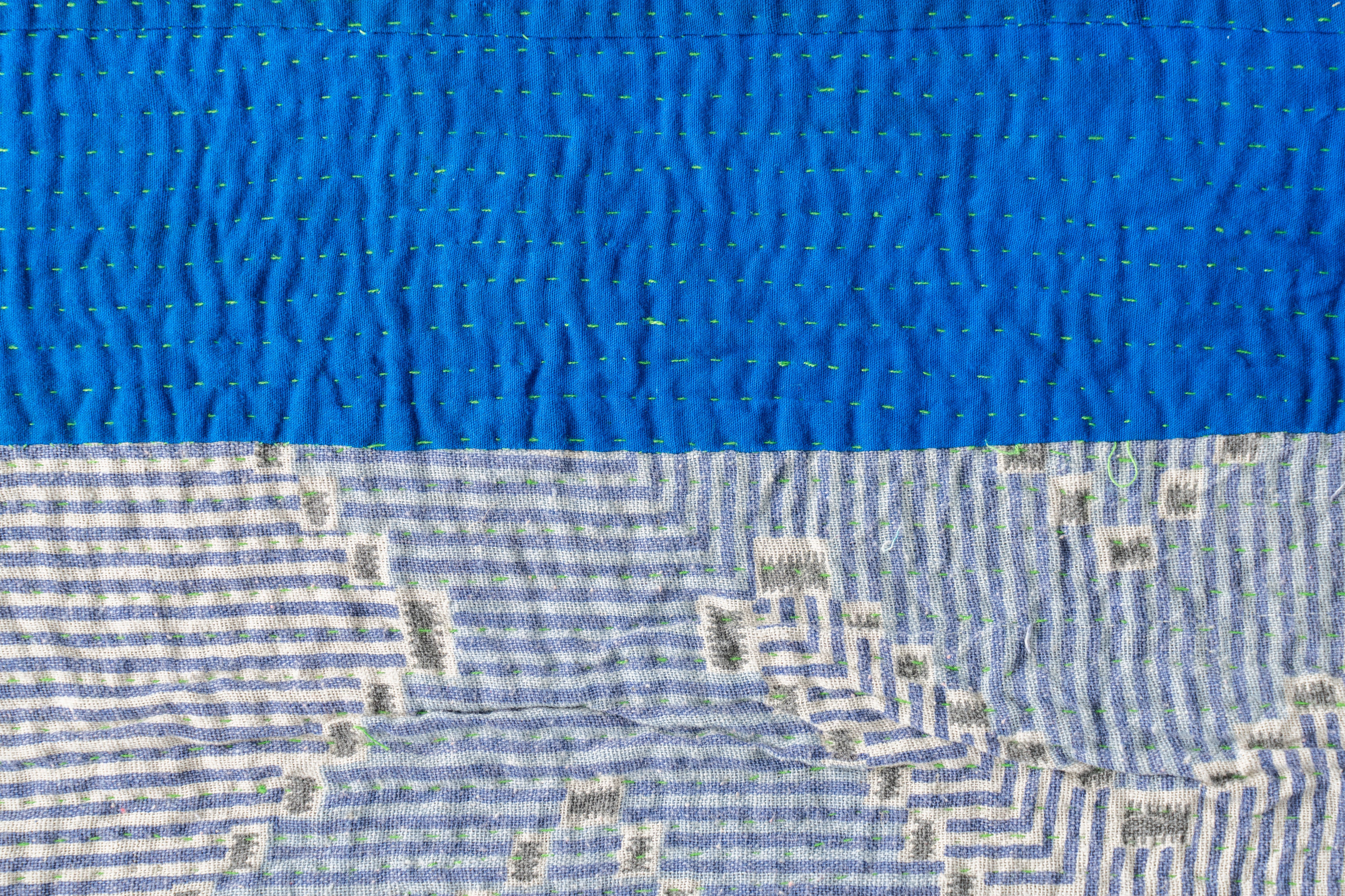 カンタキルト　ヴィンテージ　ラリーキルト インド産 カンタキルト・ラリーキルト】ヴィンテージラグ専門店 amaleh