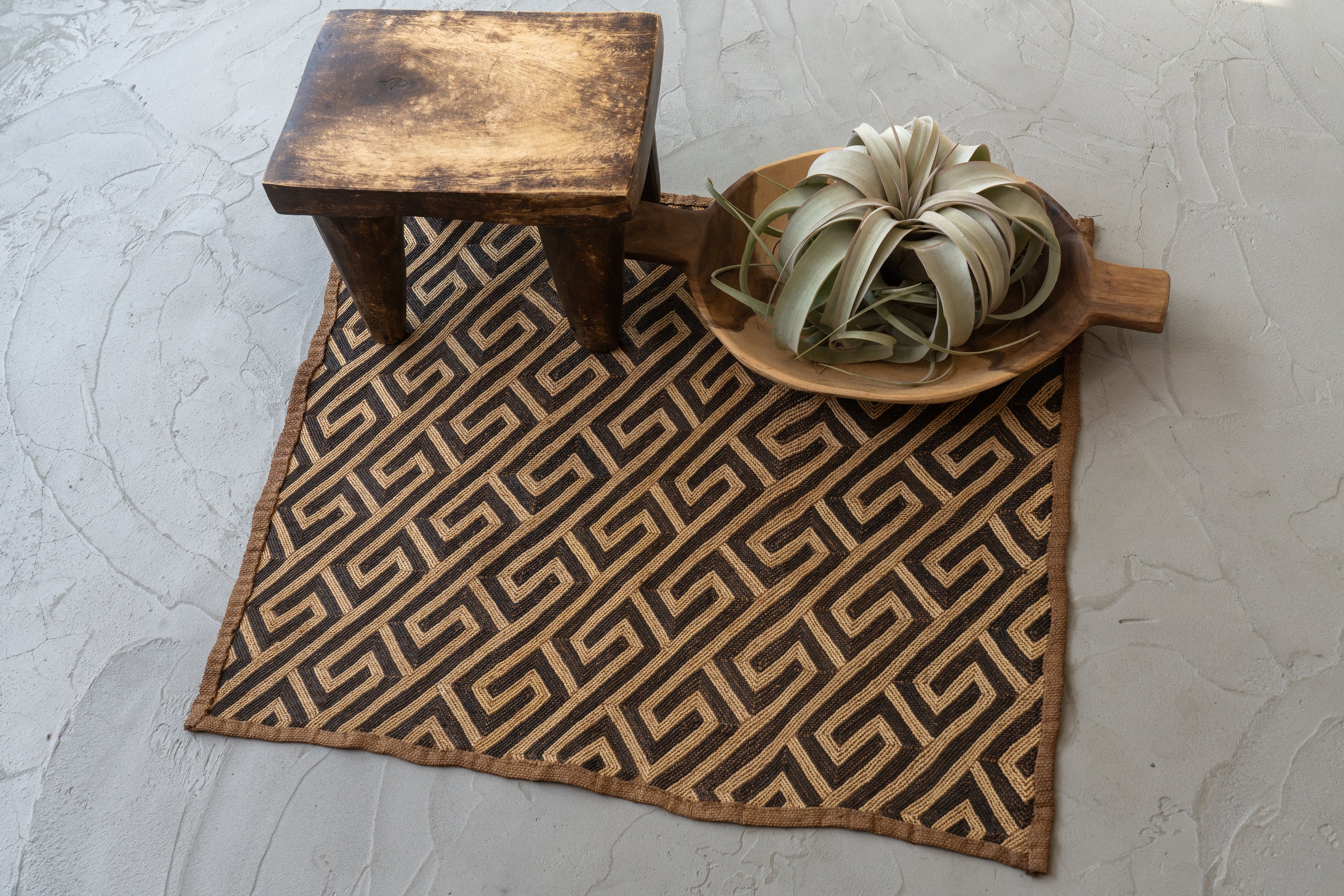 クバ布 クバクロスKUBA TAXTILES クバ王国伝統のクバクロス-KUBA TEXTILES】-ヴィンテージラグ専門店