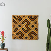 クバ王国伝統のクバクロス-KUBA TEXTILES】クバ布-草ビロード