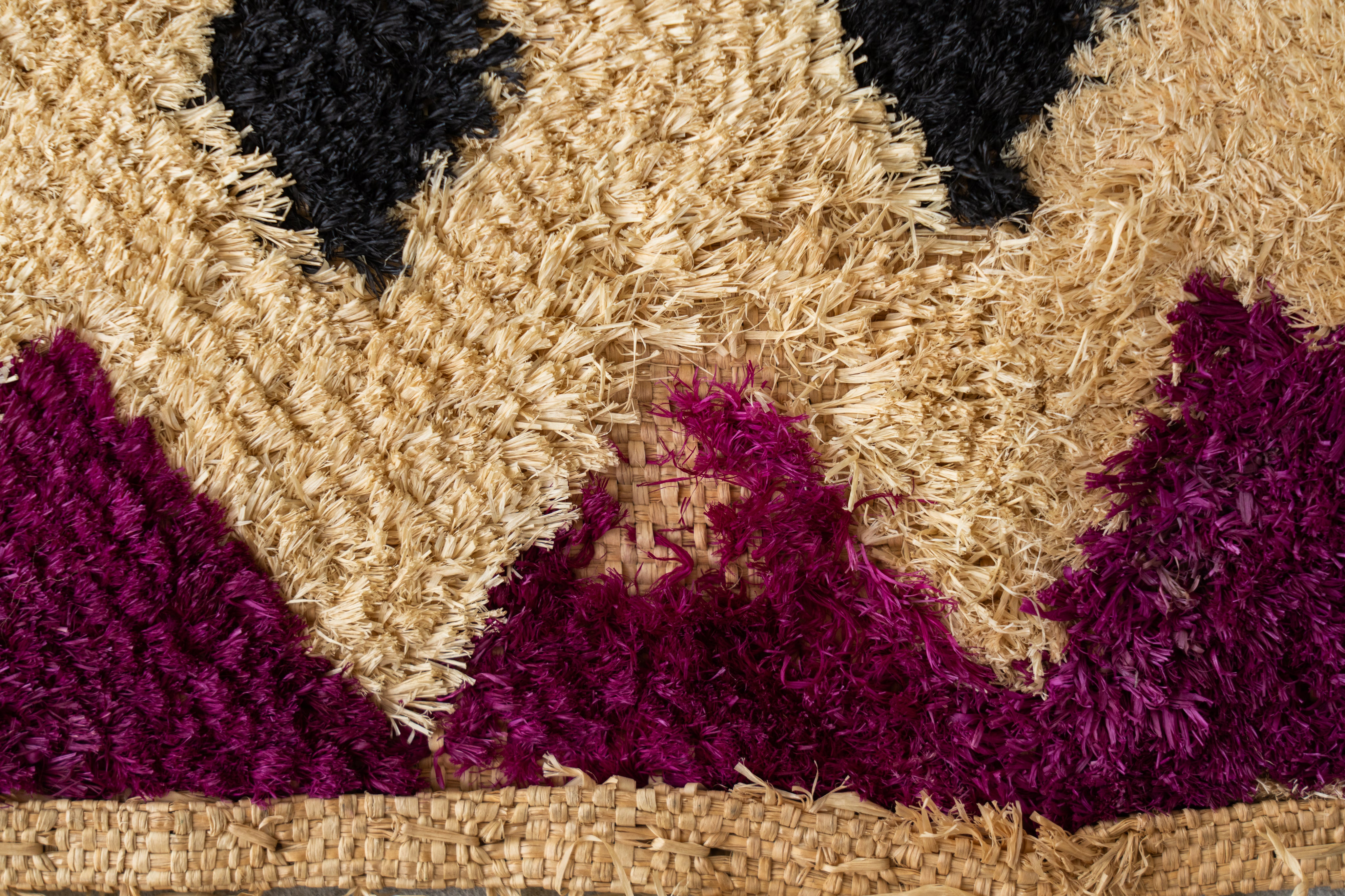 クバ王国伝統のクバクロス-KUBA TEXTILES】クバ布-草ビロード