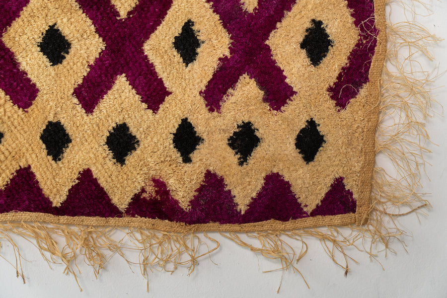 クバクロス　クバ布　草ビロード　インテリア　タペストリー　ヴィンテージクロス　アフリカン布　ヴィンテージクバクロス専門店　amaleh　通販