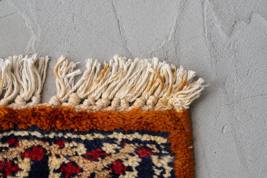 amaleh ヴィンテージラグ 1990s イラン産 1990年代 ヴィンテージラグ】ペルシャ絨毯-ヴィンテージラグ