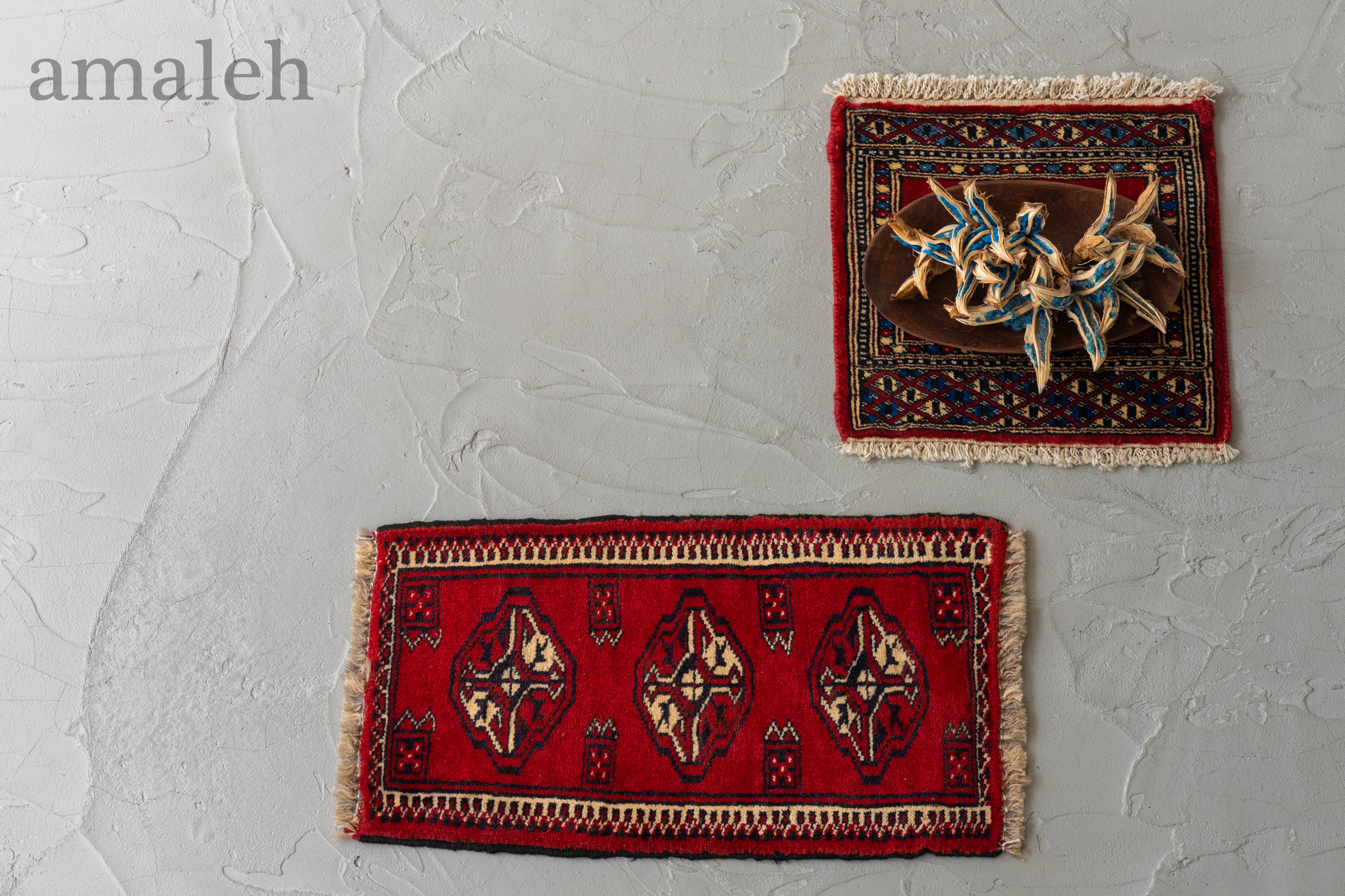 ヴィンテージラグ バルーチ ミニランナーラグ ヴィンテージラグ ミニラグ ミニランナー バルーチ