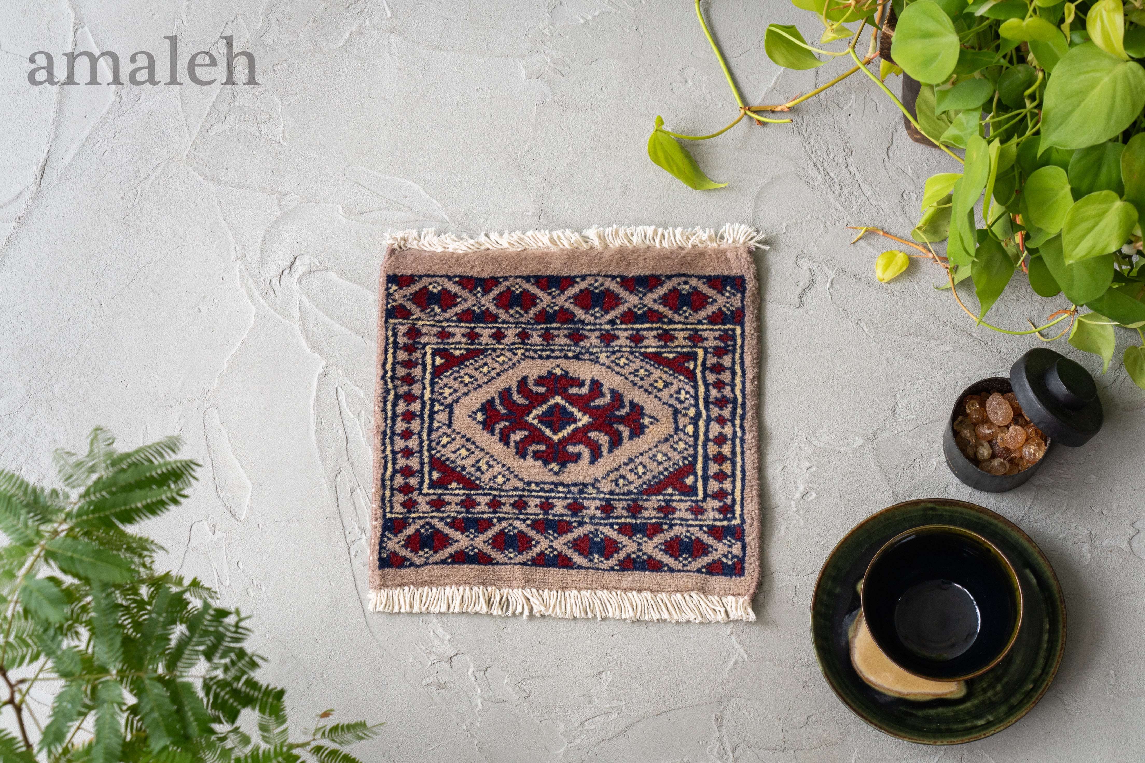 モロッコ　オールドミニラグ　トライバル　ビンテージ モロッコ オールドミニラグ トライバル ビンテージ MINI RUG-ミニラグ