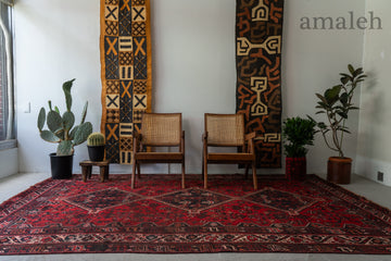 ヴィンテージラグ　トライバルラグ　ペルシャ絨毯　アバデ　カシュクリ　カシュガイ アンティークペルシャ絨毯 トライバルラグ カシュガイ族