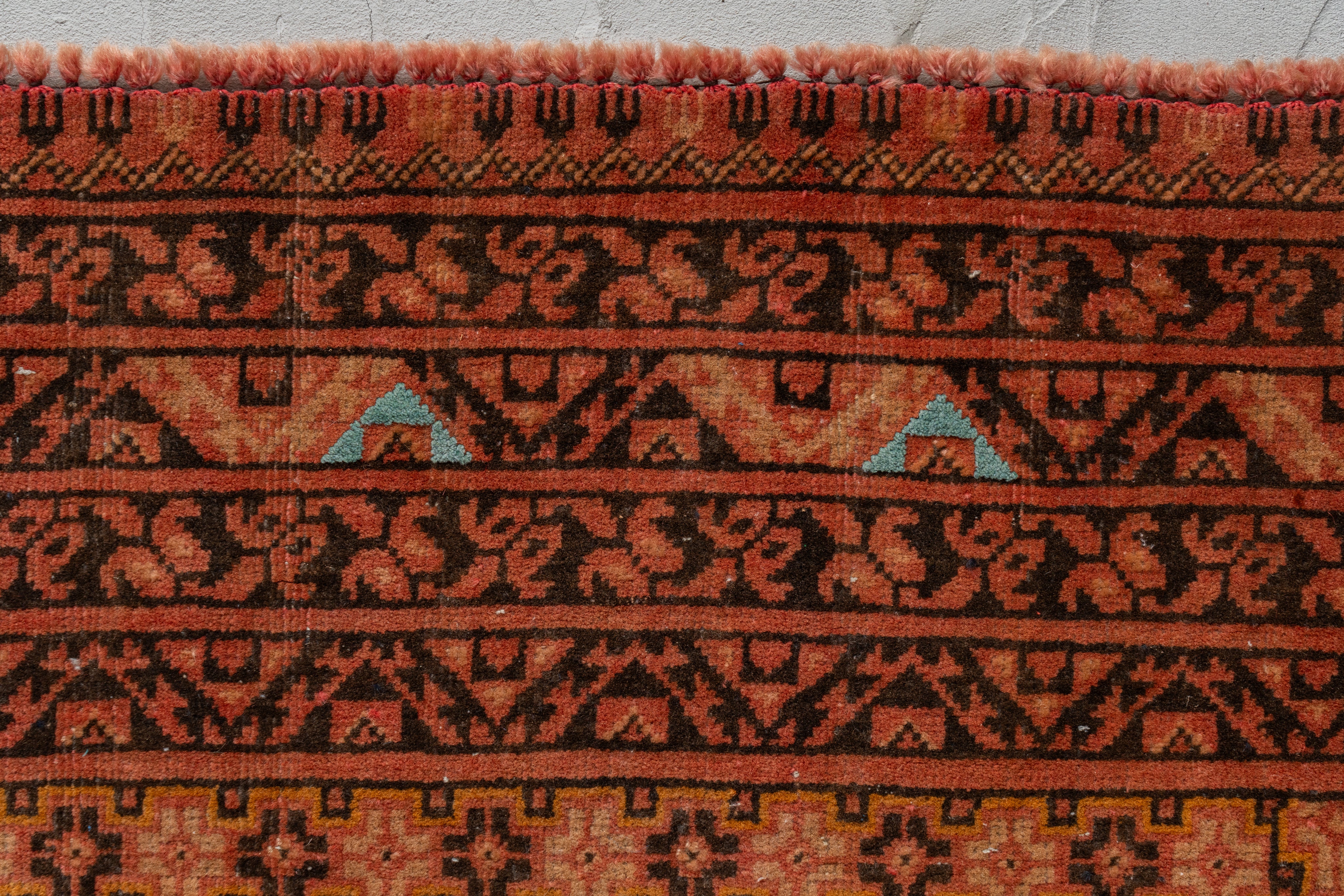 アフガニスタン産 1980年代 トルクメンラグ】トライバルラグ