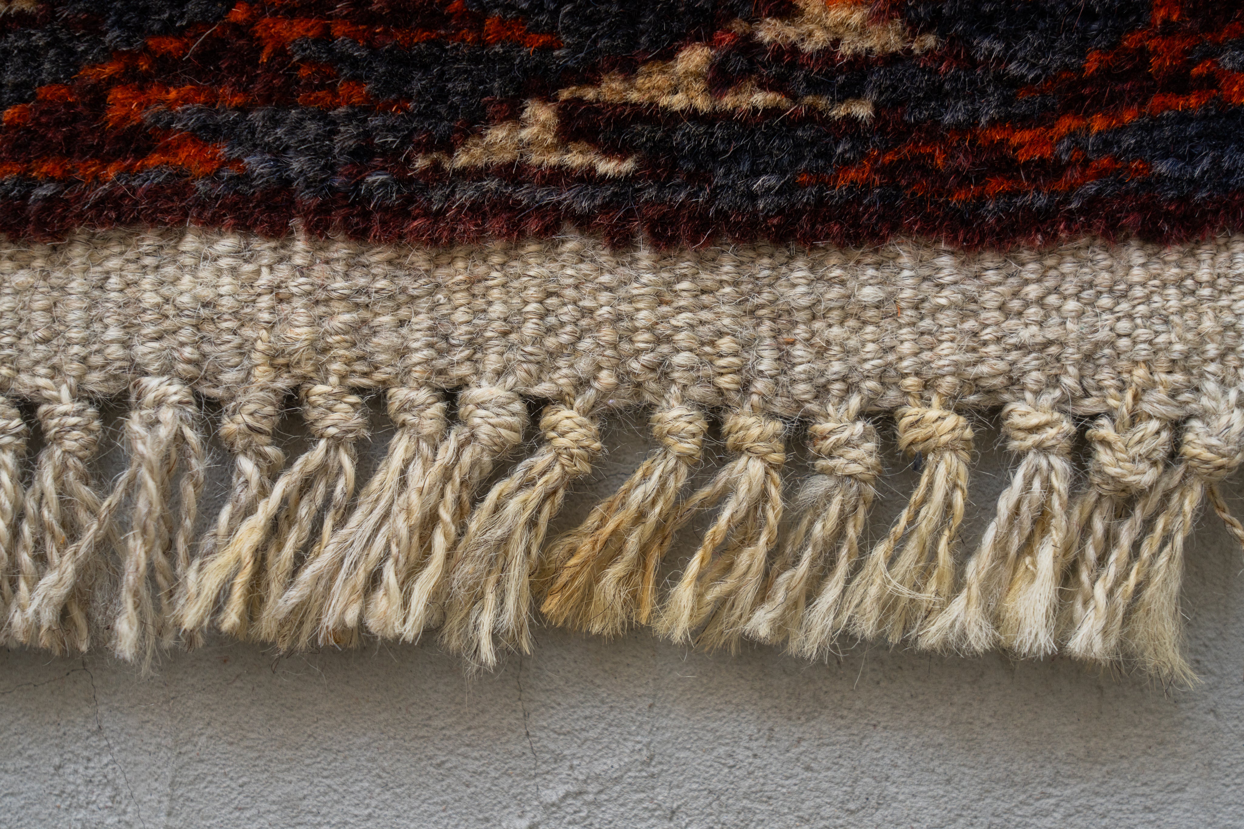 アフガニスタン産 1980年代 トライバルラグ】バルーチラグ