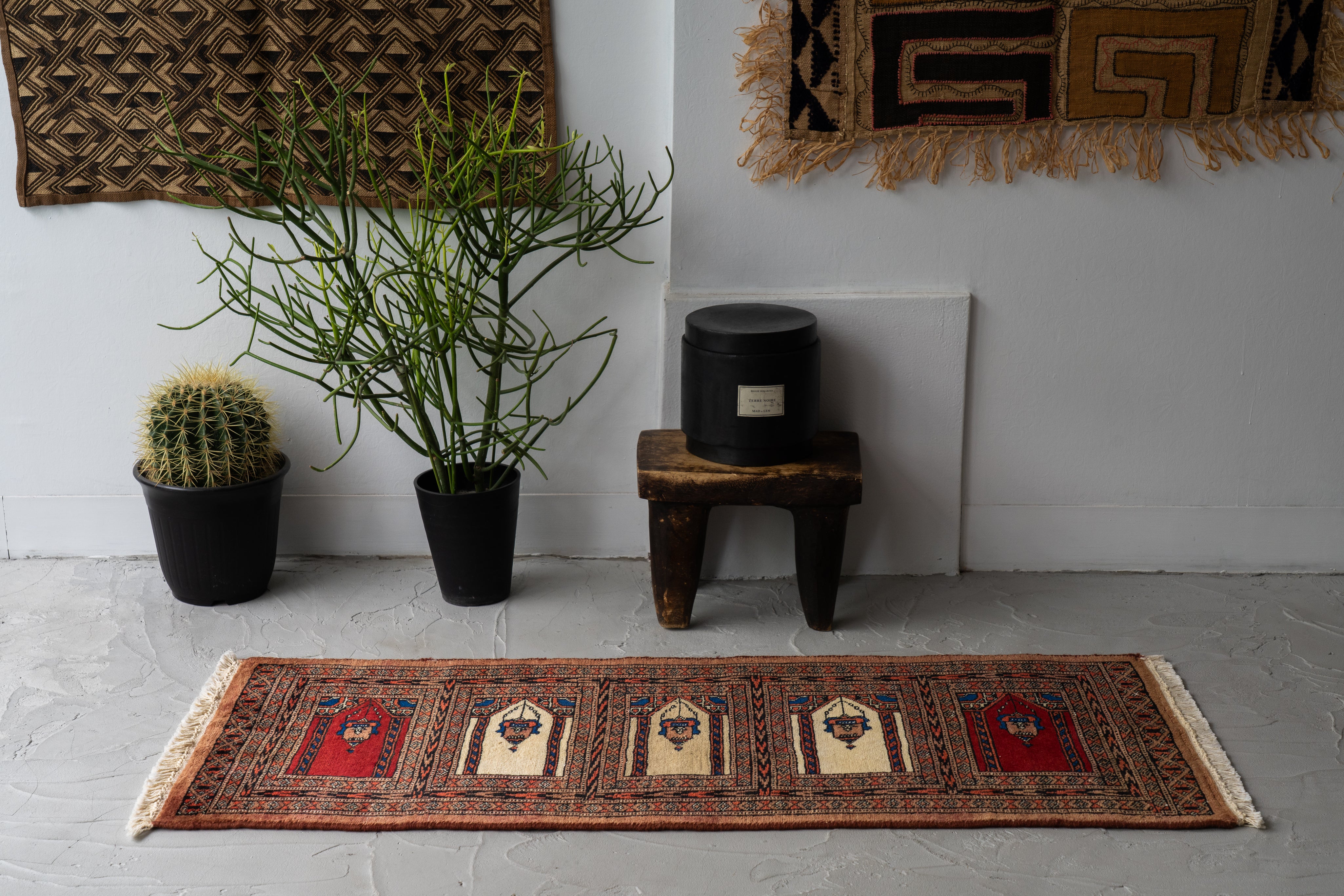 パキスタン産 1980年代 手織り絨毯】パキスタンラグ-ヴィンテージラグ