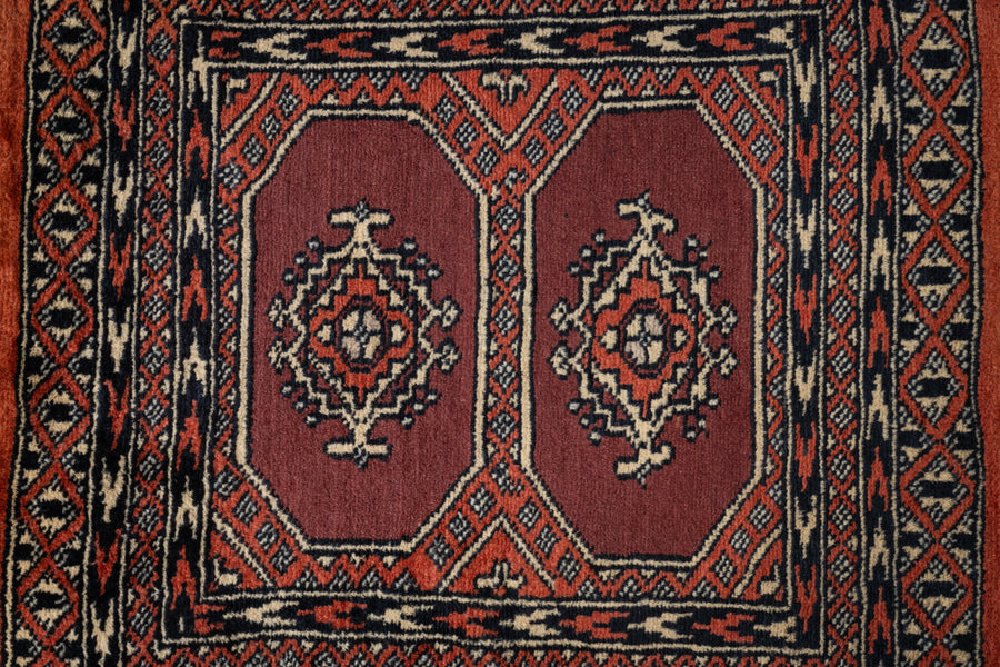 パキスタン産 1990年代 手織り絨毯】パキスタンラグ-ヴィンテージラグ