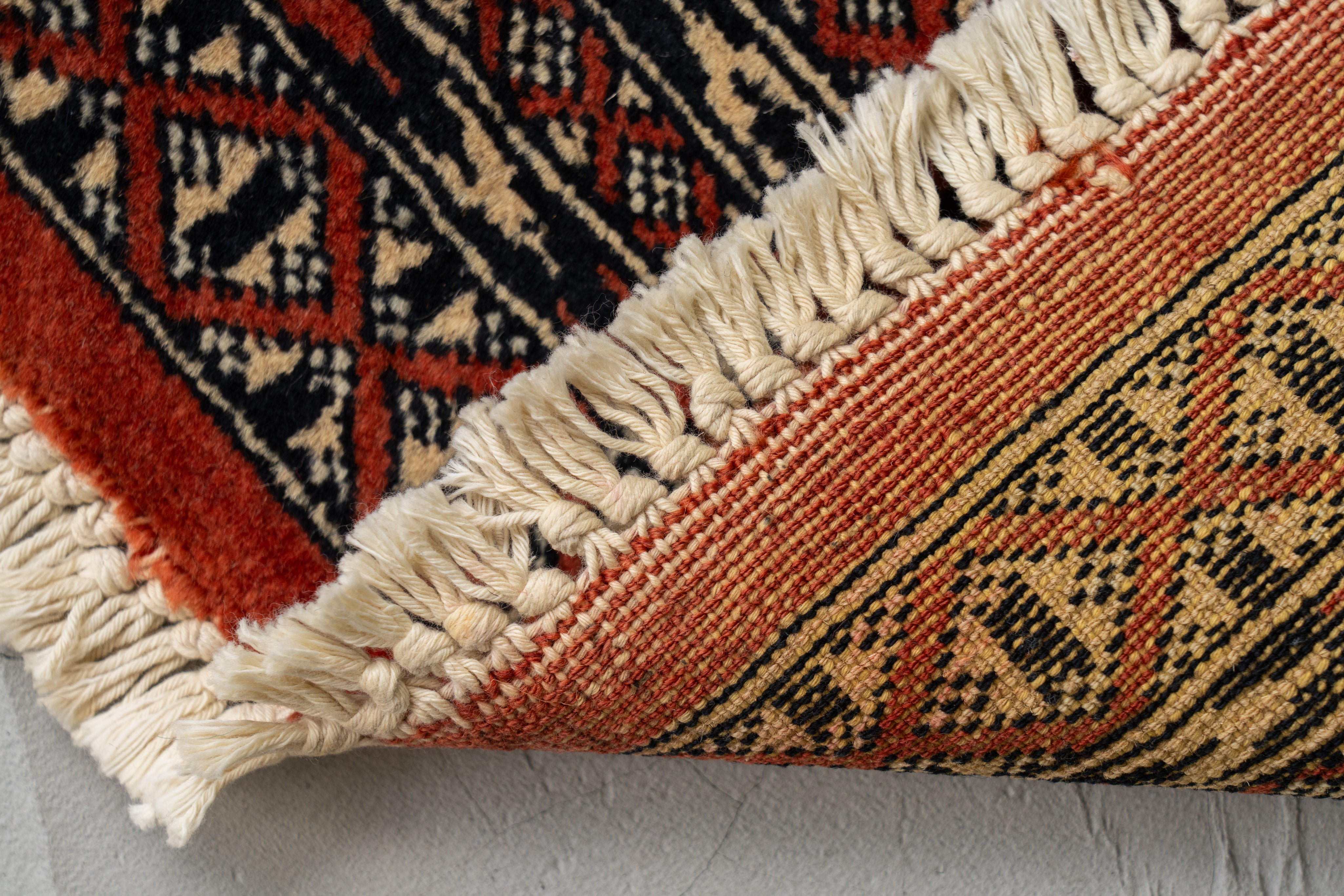 パキスタン産 1990年代 手織り絨毯】パキスタンラグ-ヴィンテージラグ