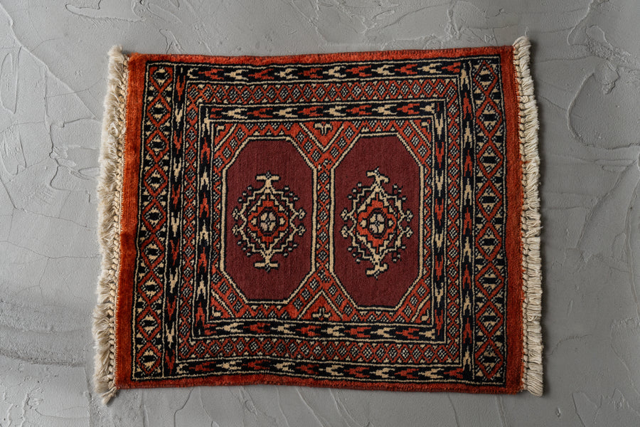 パキスタン産 1990年代 手織り絨毯】パキスタンラグ-ヴィンテージラグ