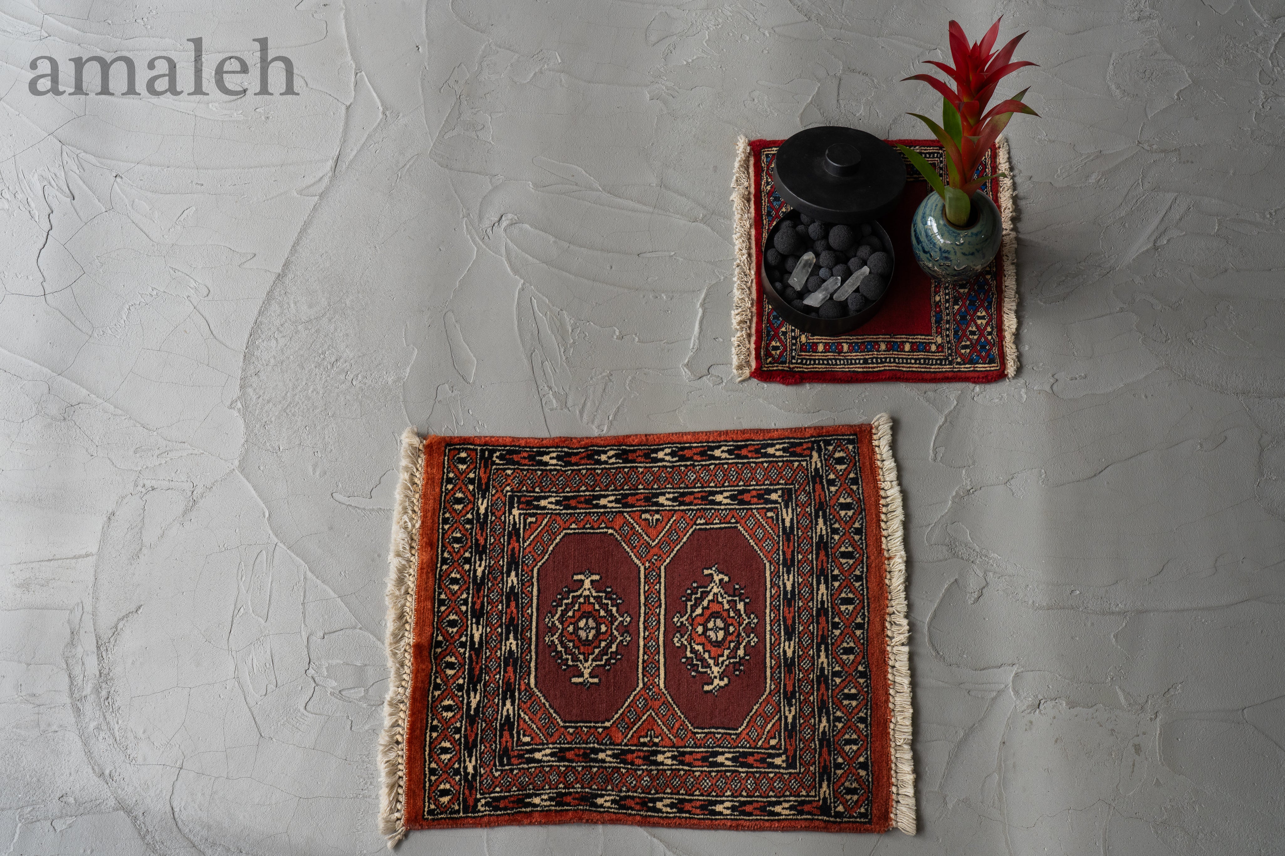 パキスタン産 1990年代 手織り絨毯】パキスタンラグ-ヴィンテージラグ