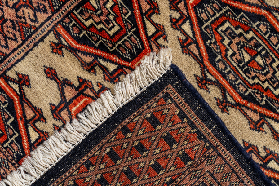 パキスタン産 1990年代 手織り絨毯】パキスタンラグ-ヴィンテージラグ