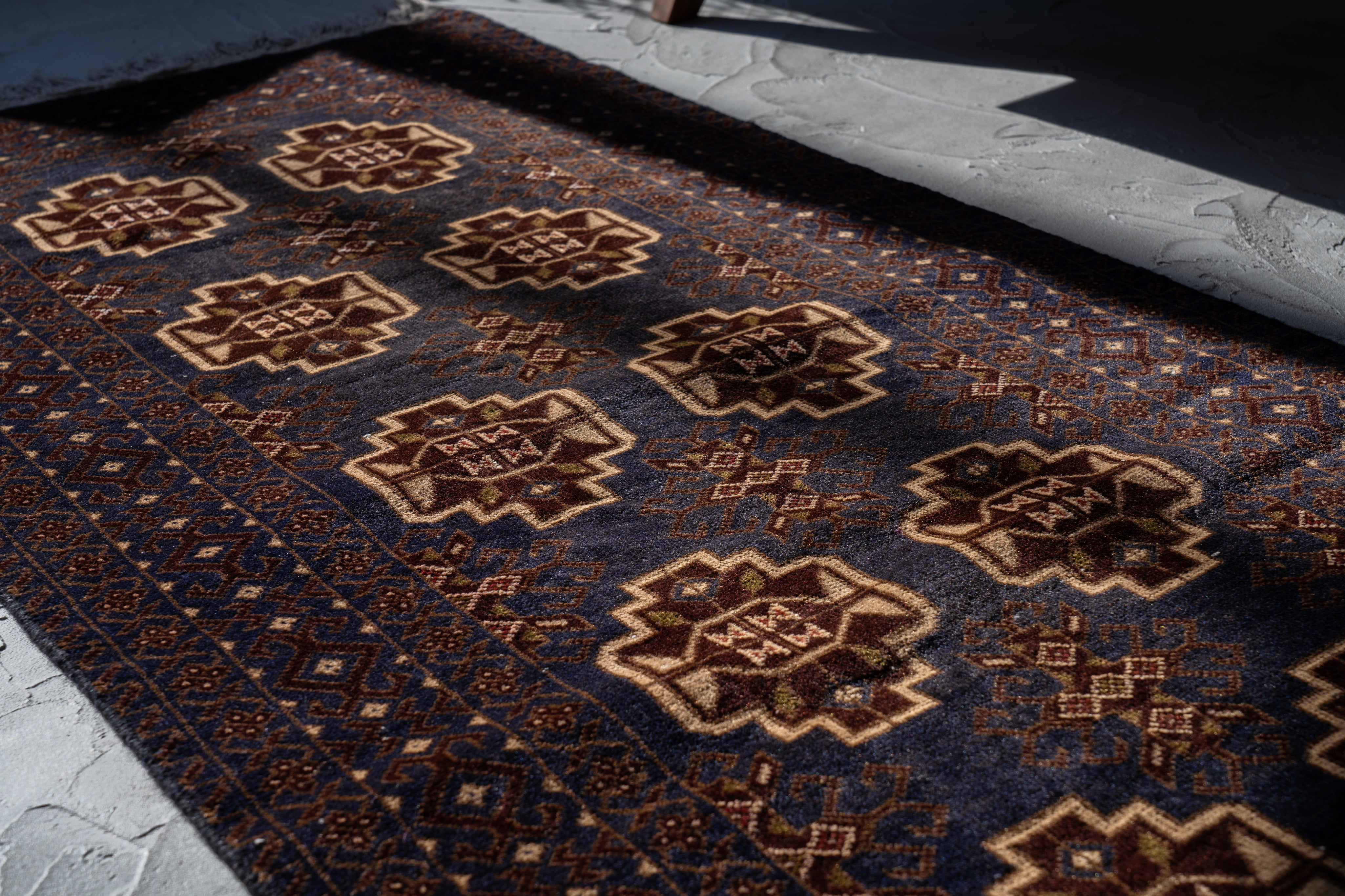 アフガニスタン産 1980年代 ヴィンテージラグ】バルーチ族