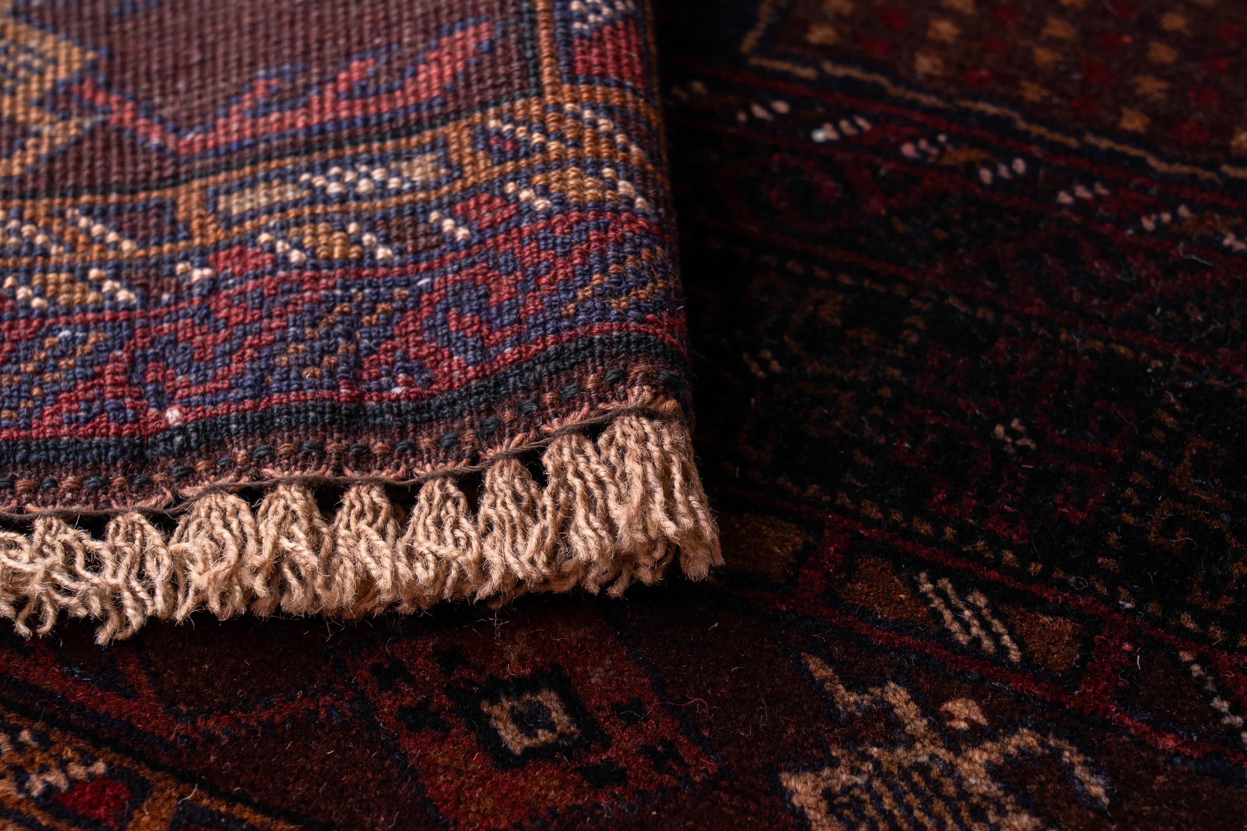 アフガニスタン産 1980年代 ヴィンテージラグ】 バルーチ族