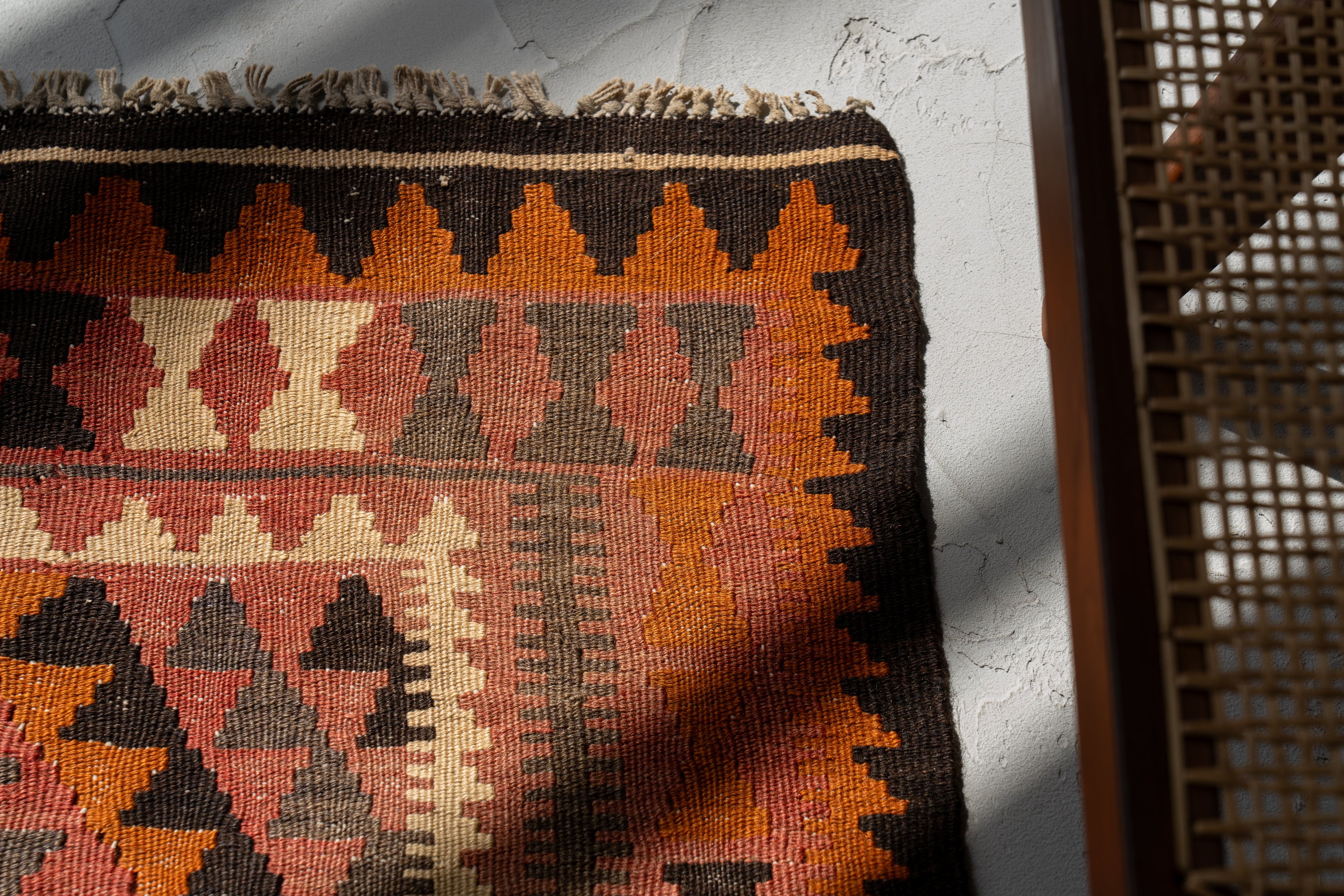 トルコ産 1980年代 ヴィンテージラグ キリム-ヴィンテージラグ専門店