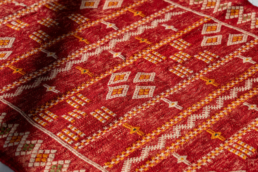 モロッコ産　ヴィンテージラグ　キリム　モロッカンラグ　手織りラグ　絨毯 ヴィンテージラグ専門店amaleh