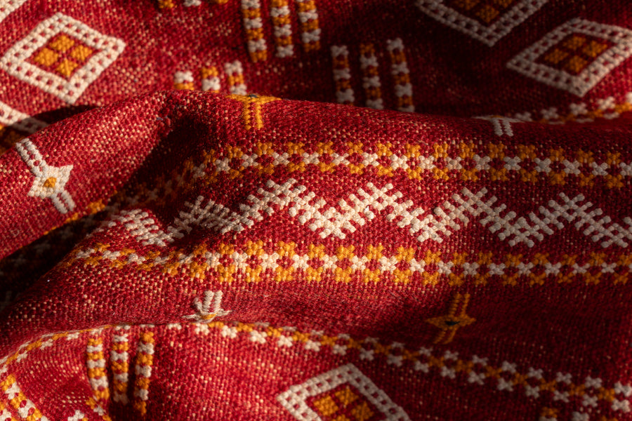 モロッコ産　ヴィンテージラグ　キリム　モロッカンラグ　手織りラグ　絨毯ヴィンテージラグ専門店amaleh