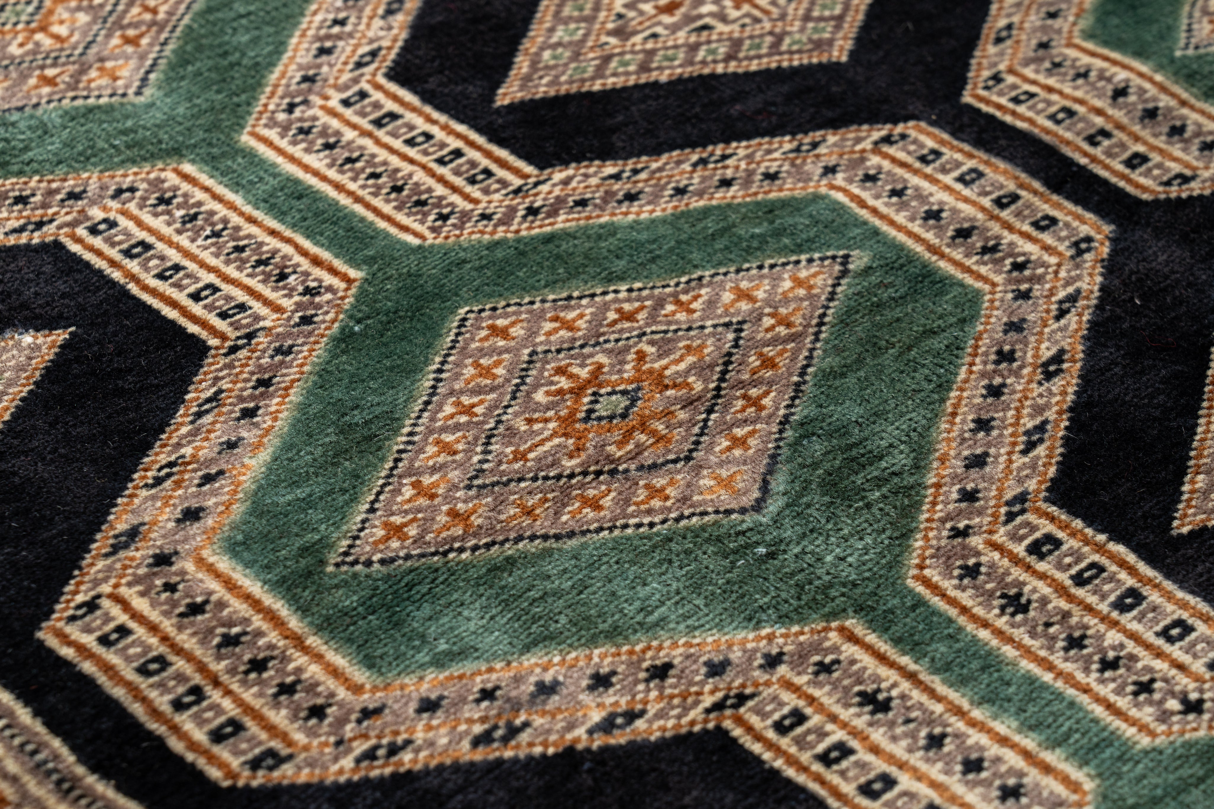 パキスタン産 1980年代 ヴィンテージラグ】パキスタンラグ